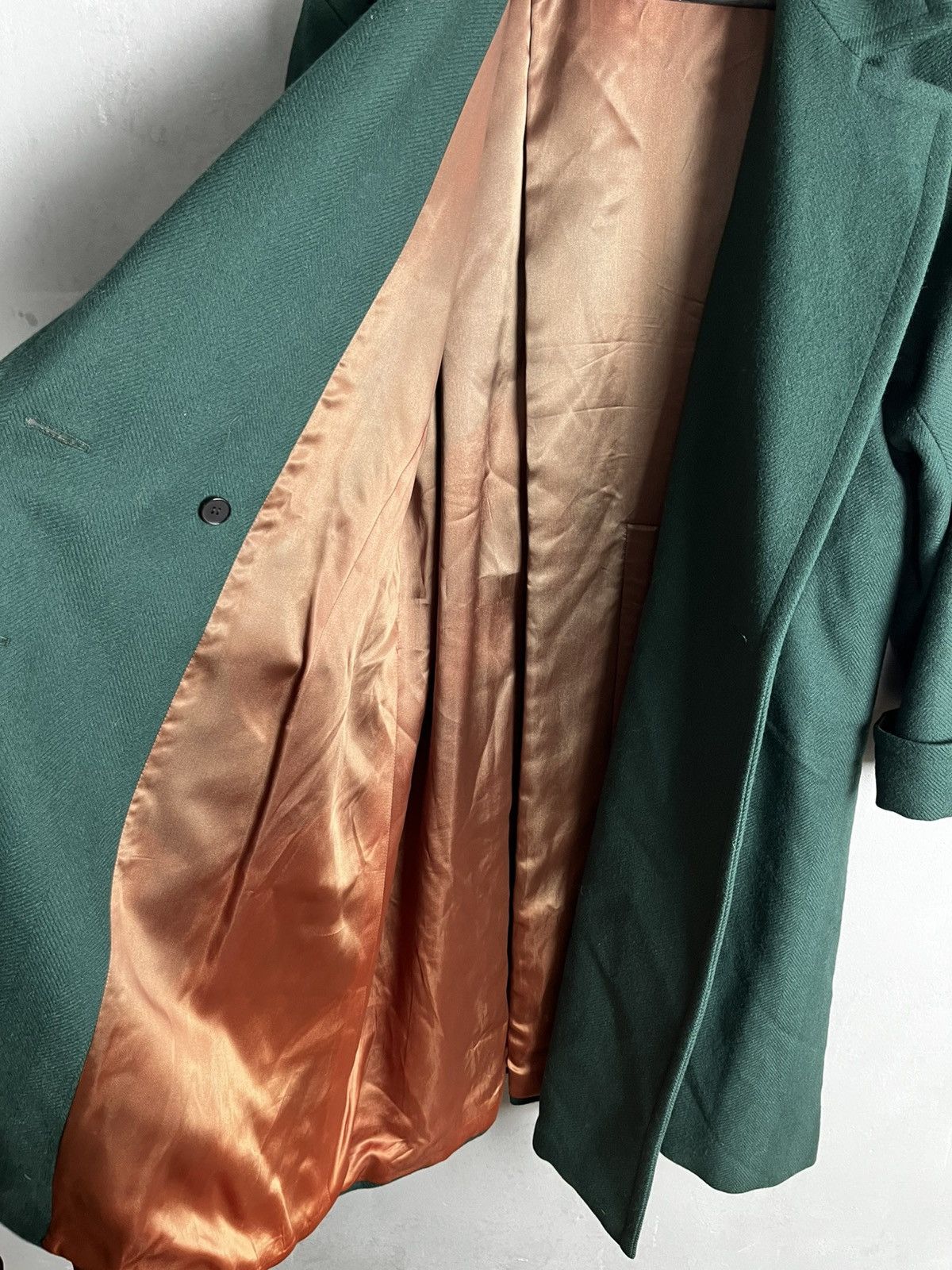 Yves Saint Laurent saint laurent gren coat vintage 80s Size S / US 4 / IT 40 - 17 Thumbnail