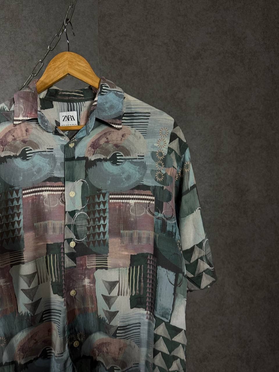 Zara Zara Man art crazy hawaiian shirt Size US M / EU 48-50 / 2 - 2 Thumbnail