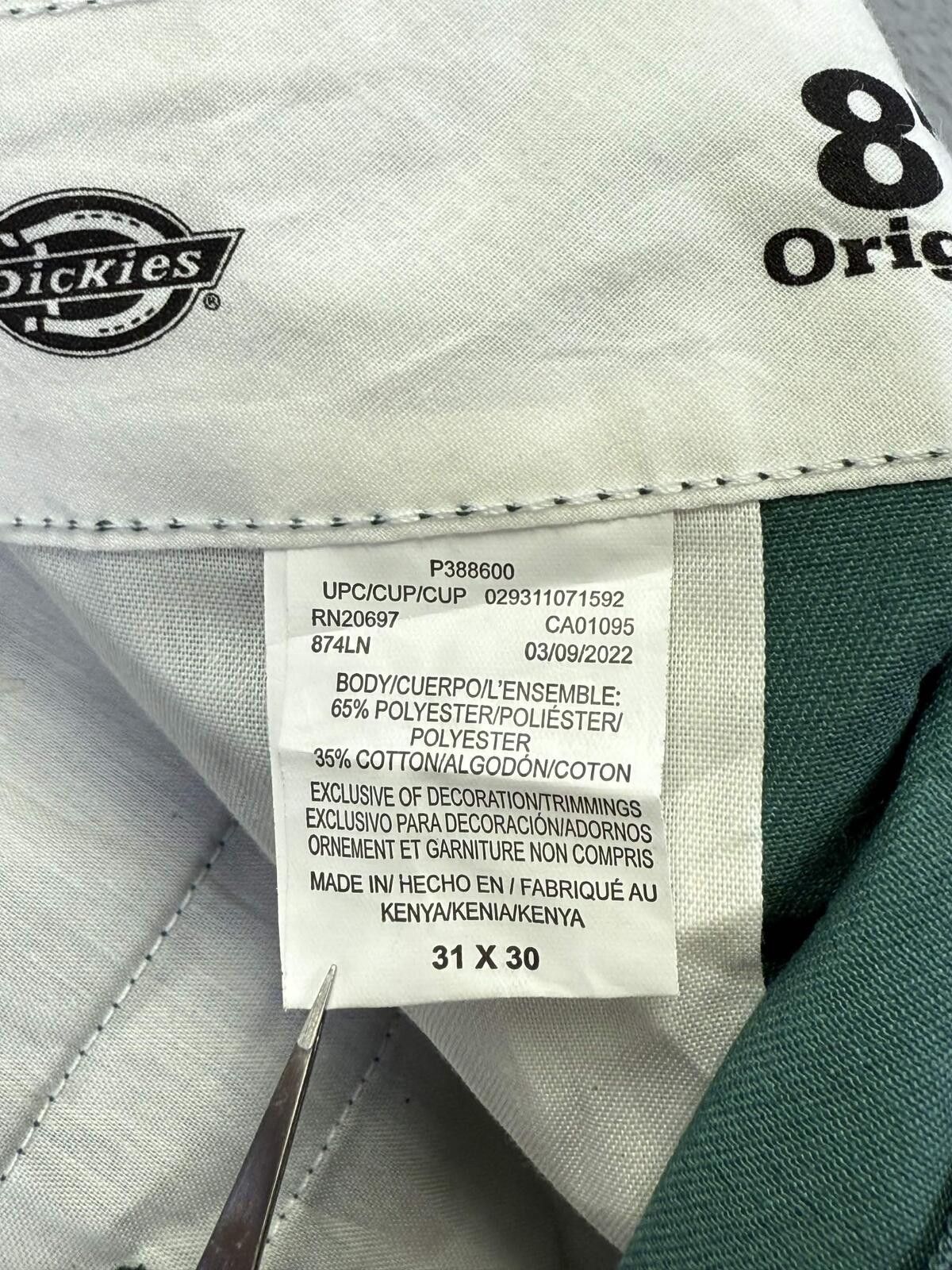 Dickies Dickies Men's Original 874 Work Pants Size US 28 / EU 44 - 3 Thumbnail