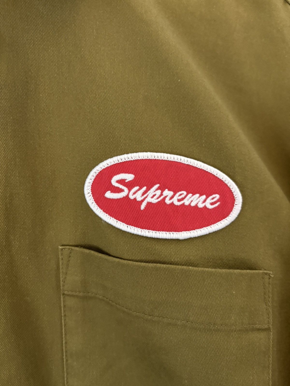 Supreme Supreme Thermal Sleeve Work Shirt FW23 Olive Button Up Size US S / EU 44-46 / 1 - 5 Thumbnail