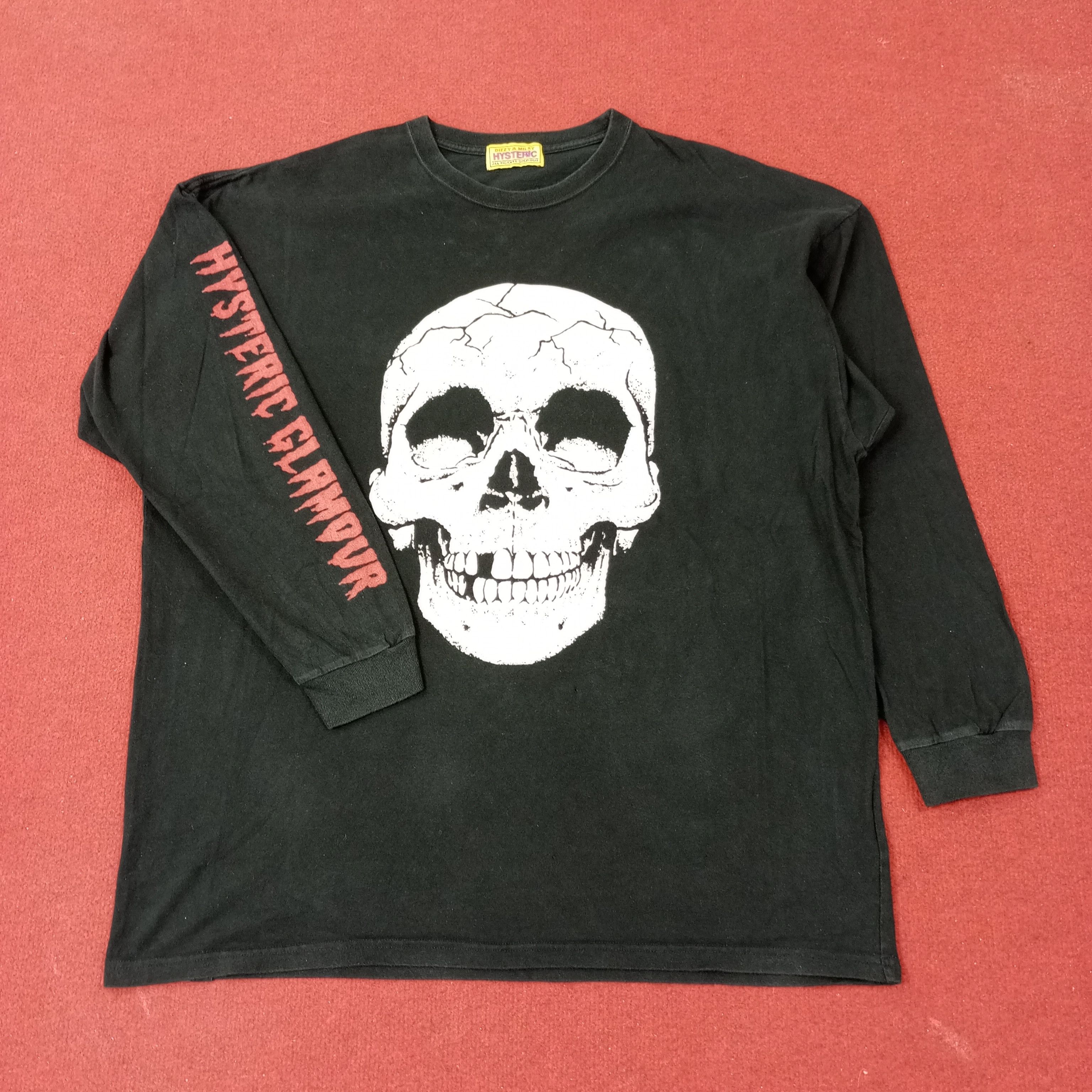 vintage hysteric glamour sleeve skull T