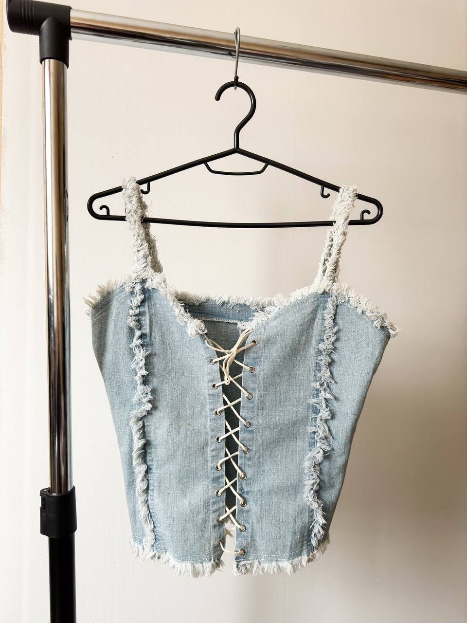 20471120 Amazing Japanese Vintage Top (like Jean Paul Gaultier) Size L / US 10 / IT 46 - 7 Thumbnail
