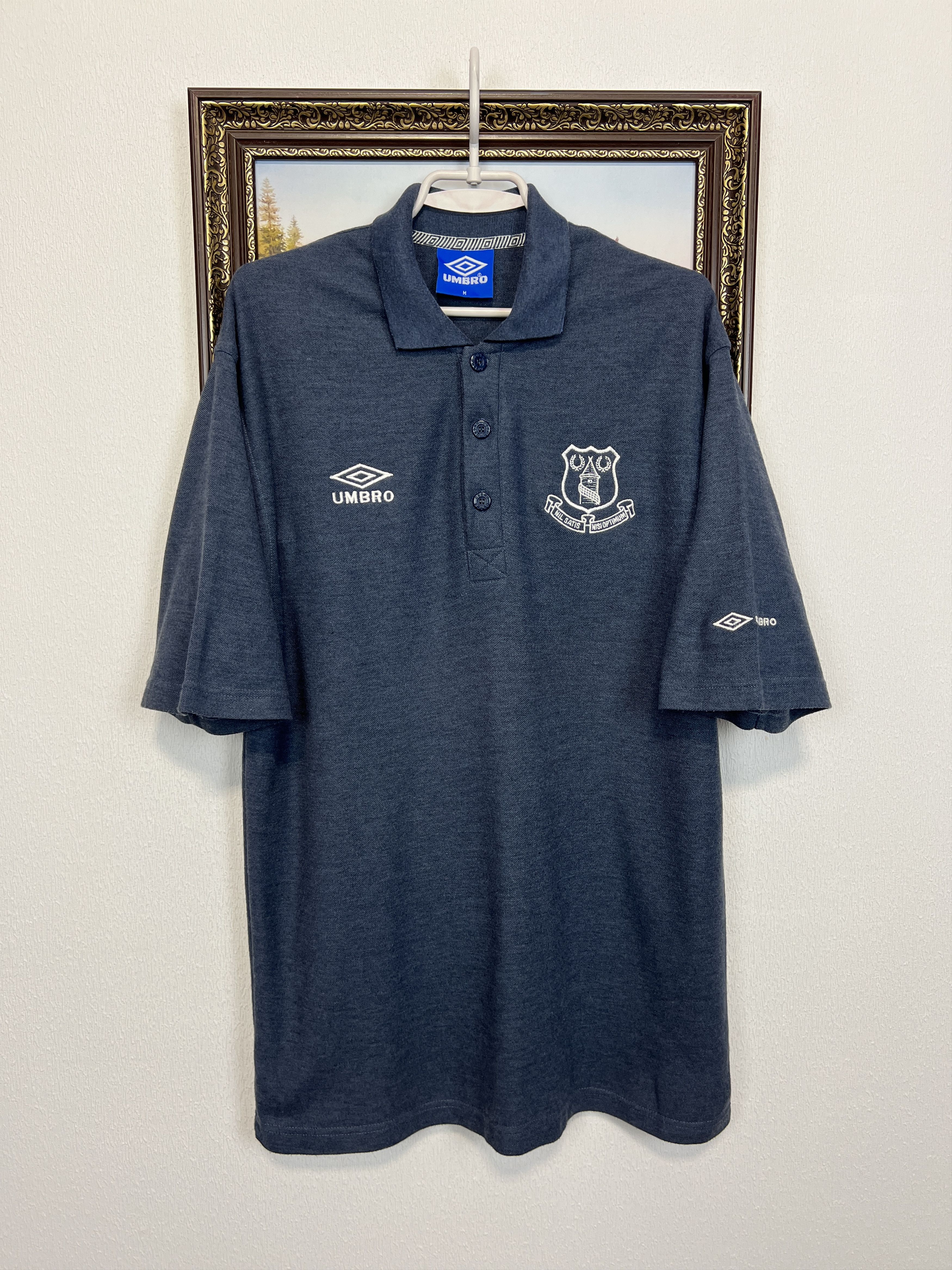 Umbro Vintage Everton Football Polo Shirt Soccer Jersey Trikot Size US M / EU 48-50 / 2 - 1 Thumbnail