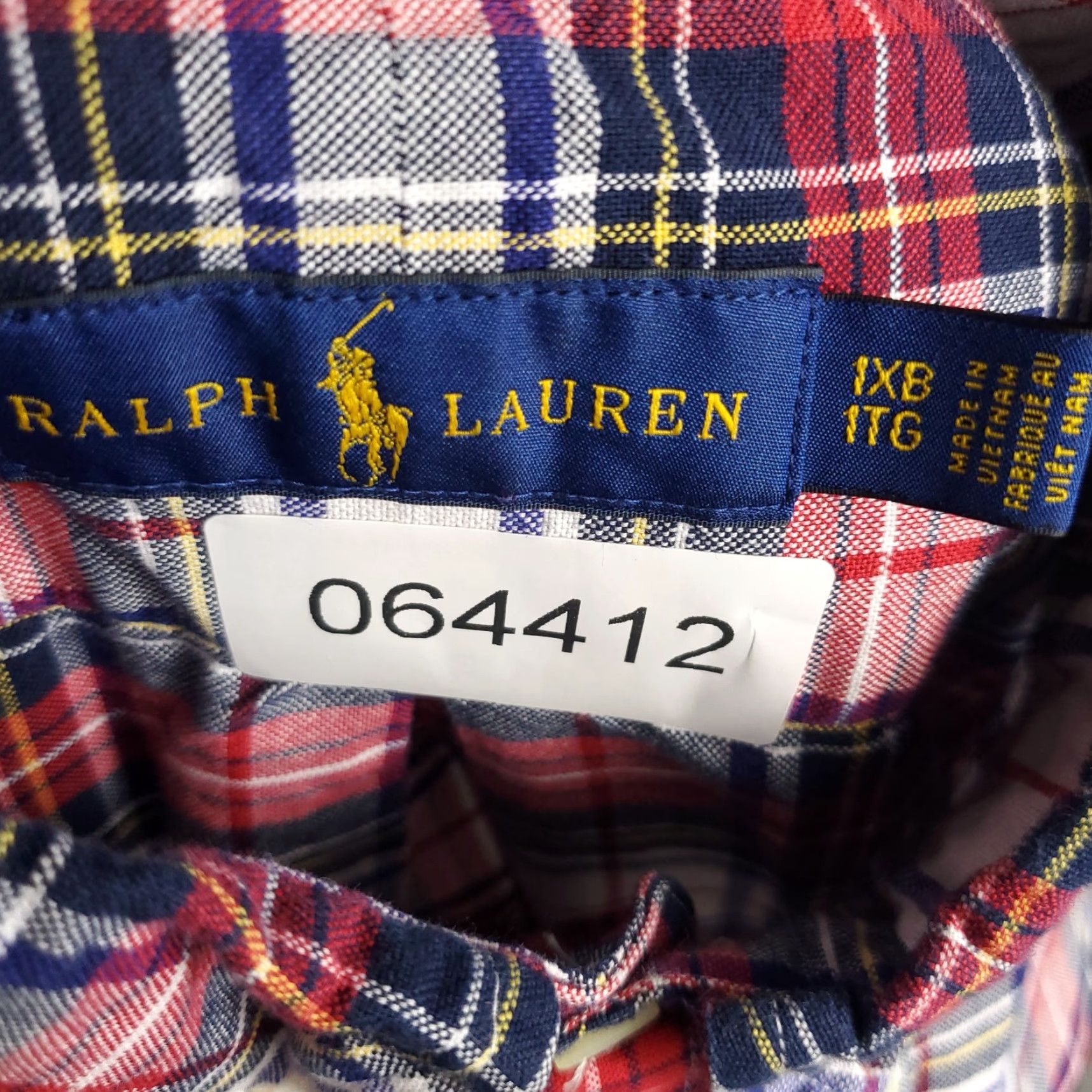 Ralph Lauren Ralph Lauren Shirt Mens Big & Tall Red Plaid Button-Up Long Sleeve Casual Size US XL / EU 56 / 4 - 8 Thumbnail