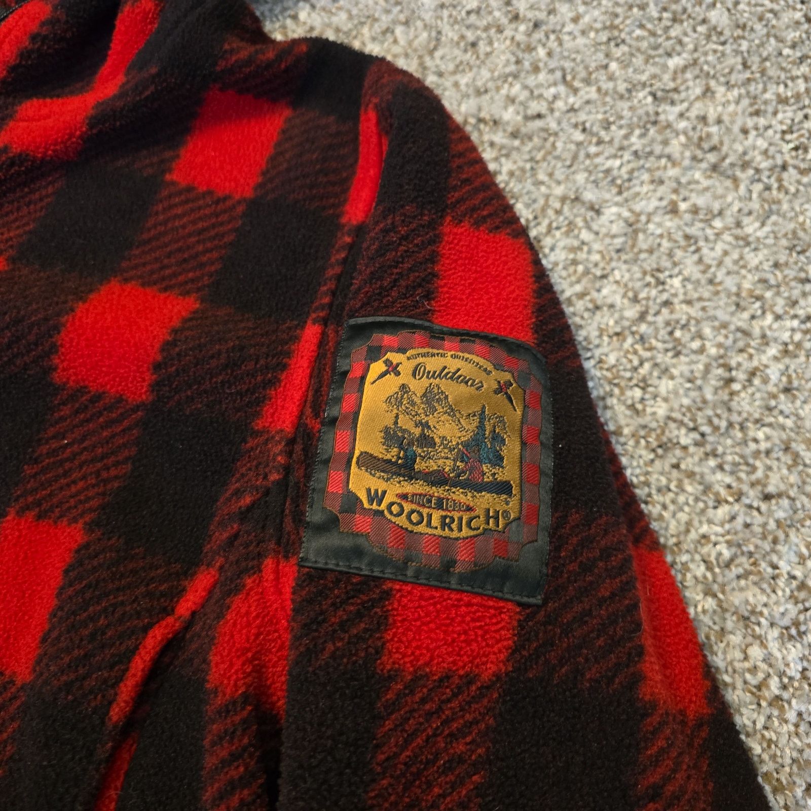 Woolrich Woolen Mills Woolrich Jacket Hooded Red Hunting Buffalo Plaid USA Small Size US S / EU 44-46 / 1 - 3 Thumbnail
