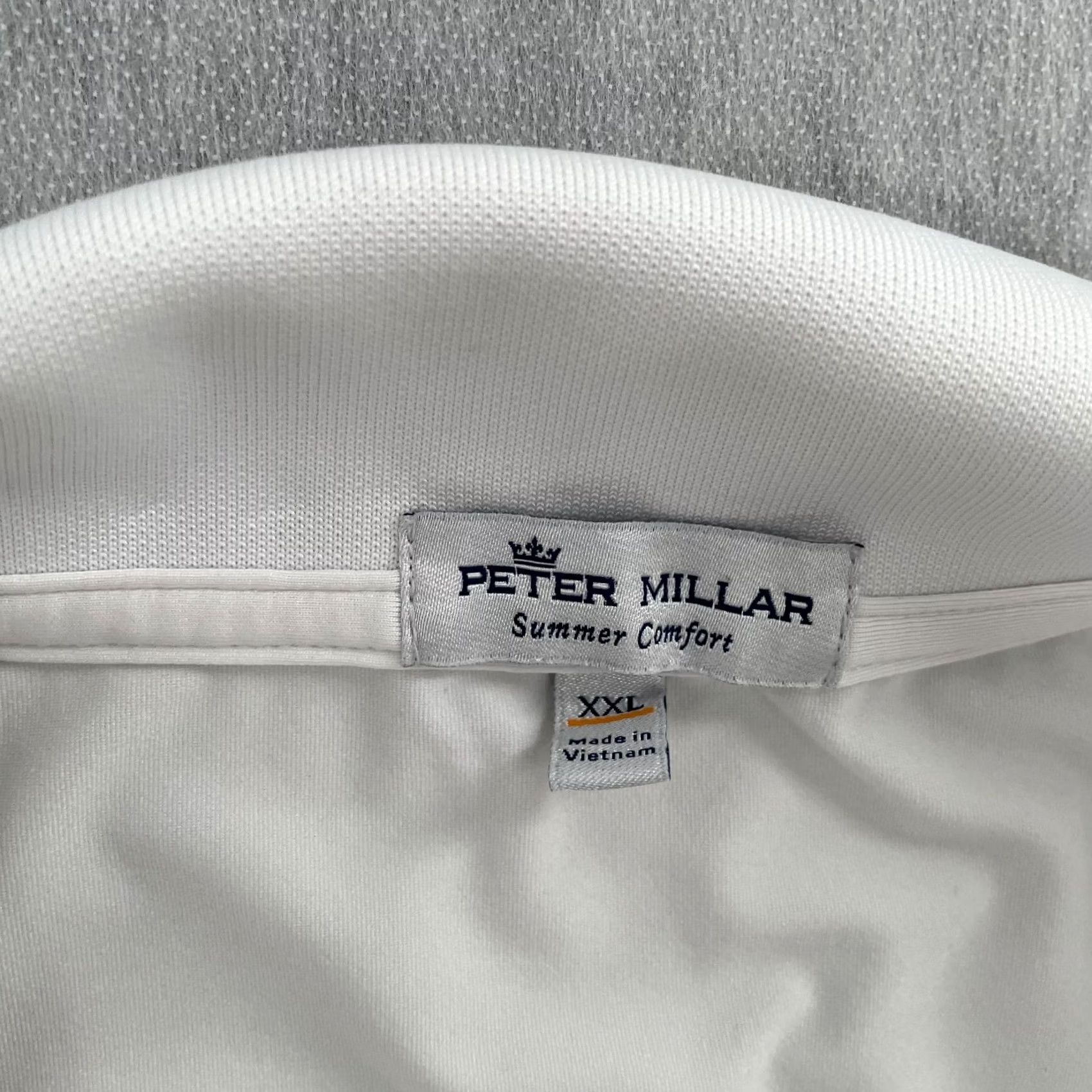 Peter Millar Peter Millar Alabama Crimson Tide Shirt Polo Summer Comfort Adult 2XL White Mens Size US XXL / EU 58 / 5 - 5 Thumbnail