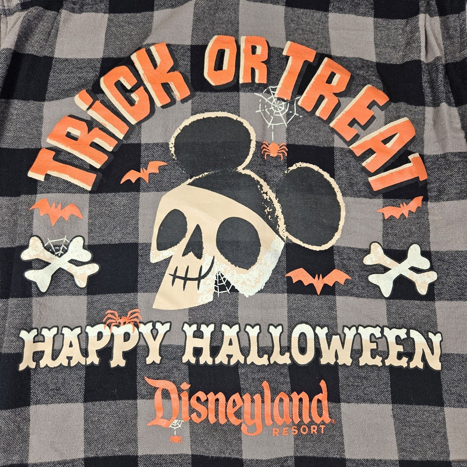 Disney Walt Disney World Halloween Plaid Flannel Size US L / EU 52-54 / 3 - 5 Thumbnail