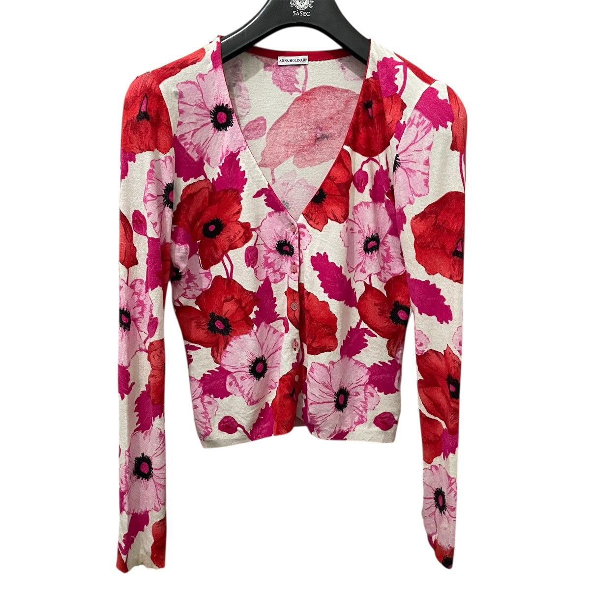 Anna Molinari ANNA MOLINARI FLORAL CARDIGAN JACKET Size M / US 6-8 / IT 42-44 - 8 Thumbnail