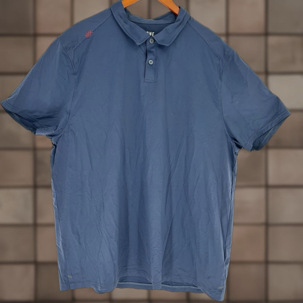 Rhone Rhone Polo Shirt Mens 2XL Blue Performance Commuter Short Sleeve Polo Shirt Size US XXL / EU 58 / 5 - 1 Thumbnail