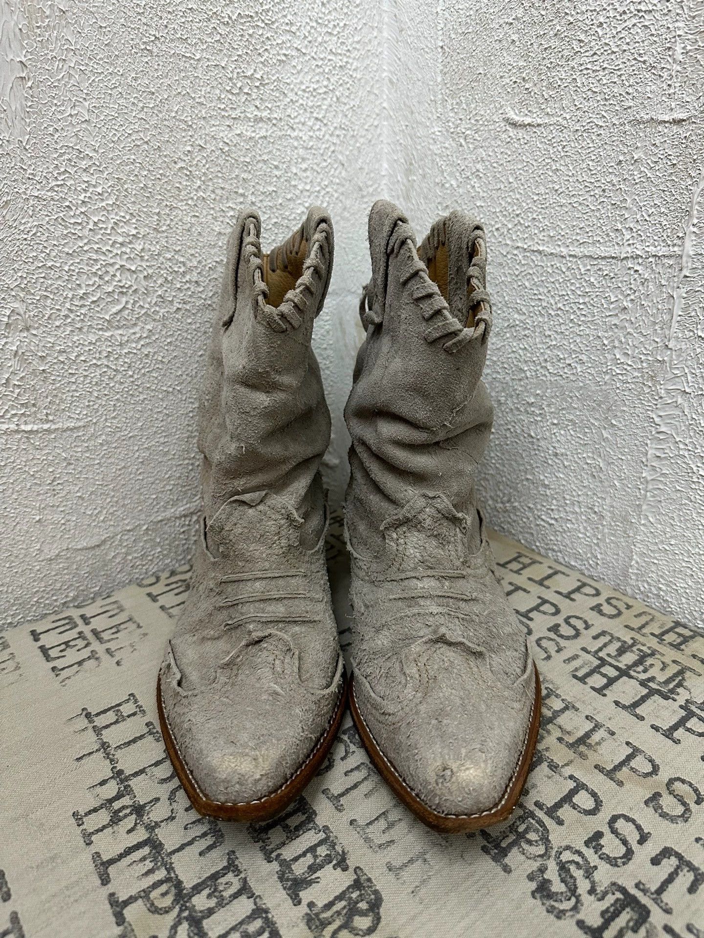 Junya Watanabe Junya Watanabe W Pointed Toe Suede Strap Bow Boot L Size US 7.5 / IT 37.5 - 3 Thumbnail