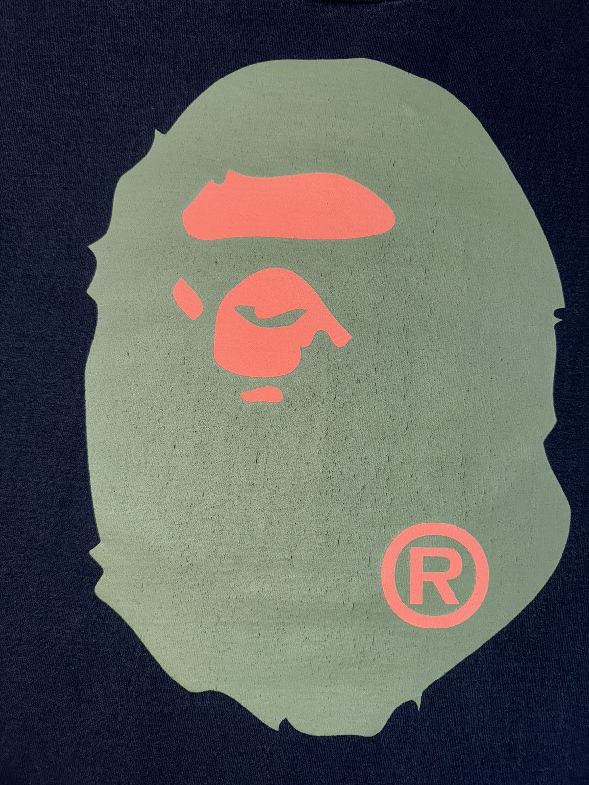Bape Navy Bape Tee Size US M / EU 48-50 / 2 - 2 Thumbnail