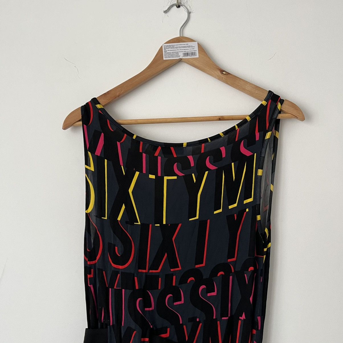 Miss Sixty Vintage Miss Sixty Monogram Dress Y2K Bodycon Logo Print Size S / US 4 / IT 40 - 7 Thumbnail