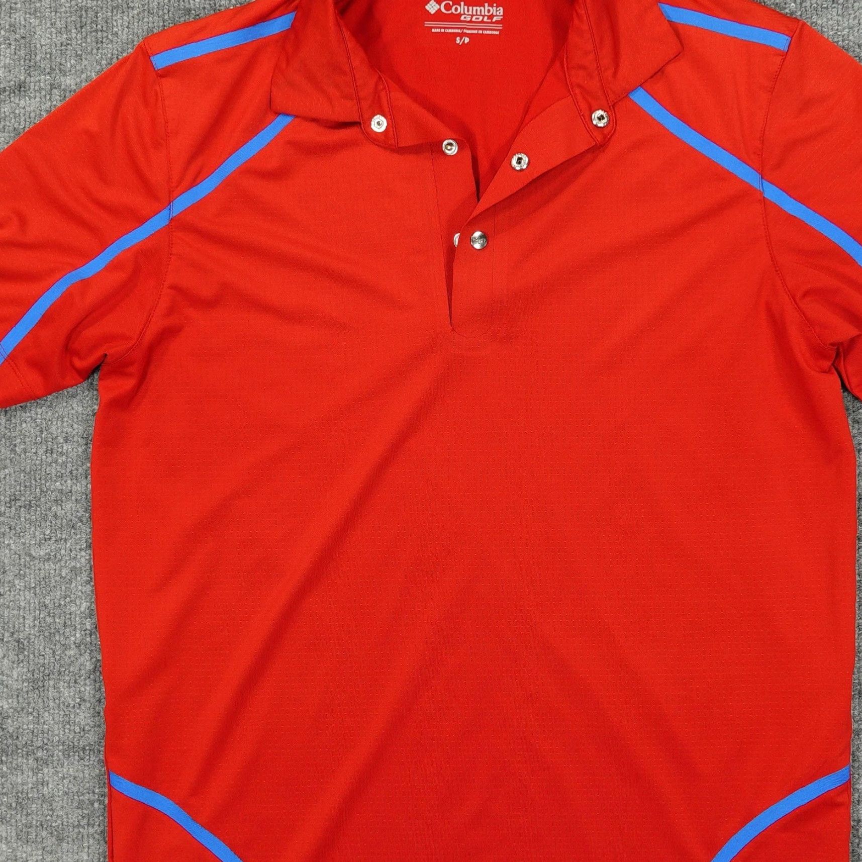 Vintage Columbia Polo Shirt Mens Small Red Omni-Wick Cut Away Performance Stretch Golf Shirt Mens Small Red Omni-Wick Cut Away Size US S / EU 44-46 / 1 - 2 Thumbnail