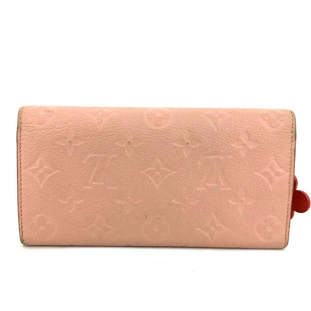 Louis Vuitton Louis Vuitton Empreinte Bloom Flower Emilie Wallet Pink Size ONE SIZE - 4 Thumbnail