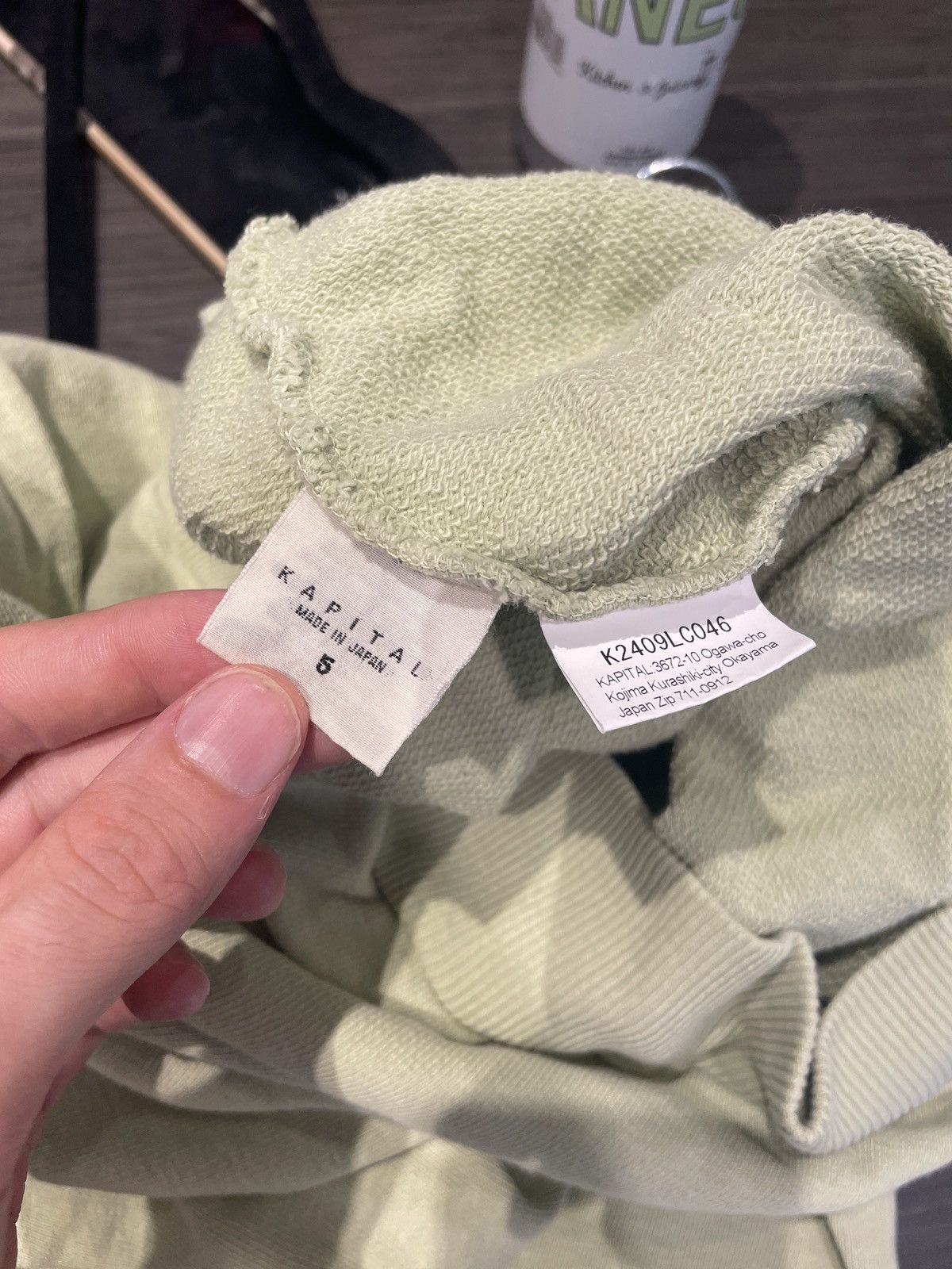 Kapital Kapital Logo Hoodie Seafoam Size 5 Size US XXL / EU 58 / 5 - 5 Thumbnail