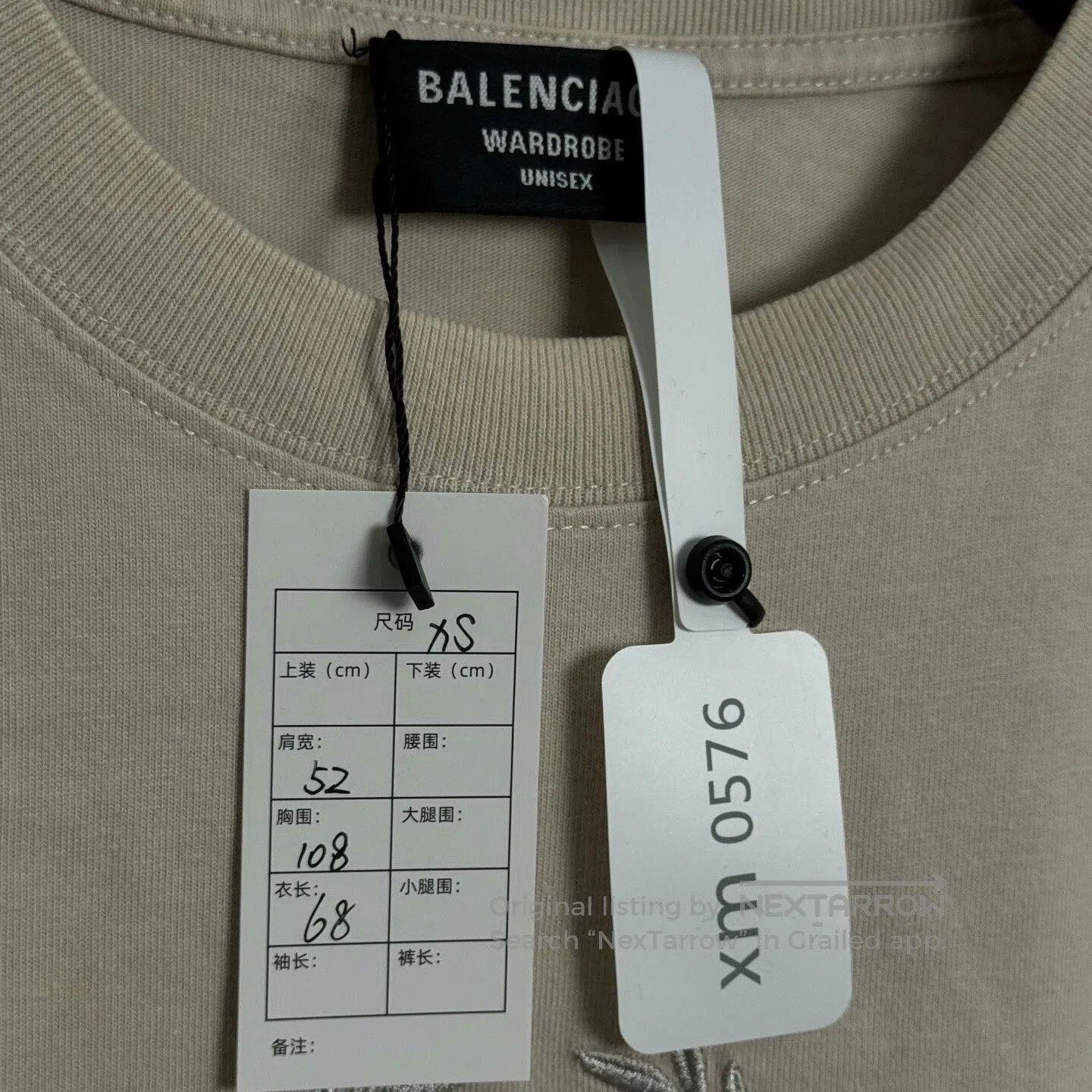 Balenciaga Balenciaga Embroidered Logo T-Shirt XS. Size US XS / EU 42 / 0 - 3 Thumbnail