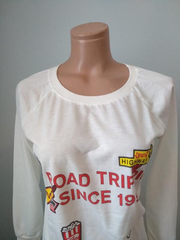 Other y2k White printed Longsleeve sz M Size M / US 6-8 / IT 42-44 - 3 Thumbnail