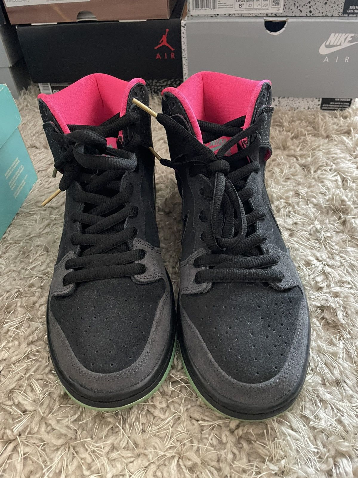 Nike SB Nike Sb Dunk High Premier Northern Lights Size US 9 / EU 42 - 4 Thumbnail