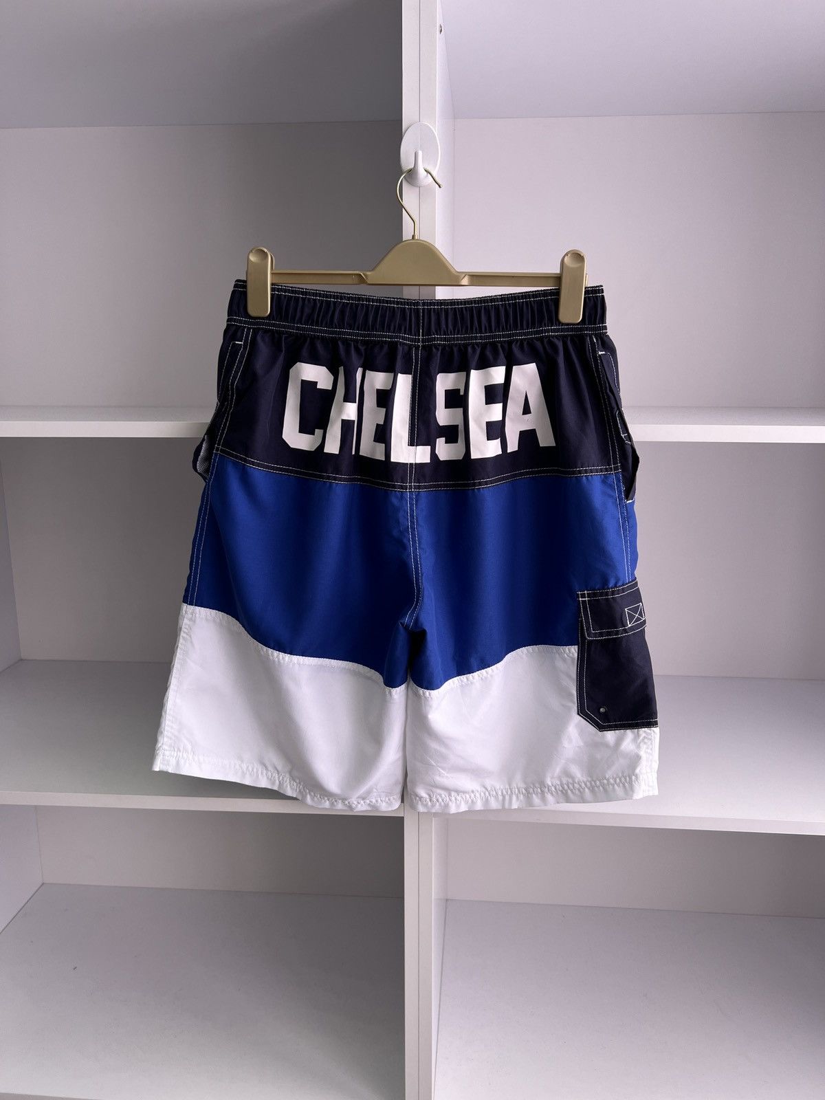 Chelsea Soccer × Vintage Vintage Chelsea Rare Shorts Size US 33 - 12 Thumbnail