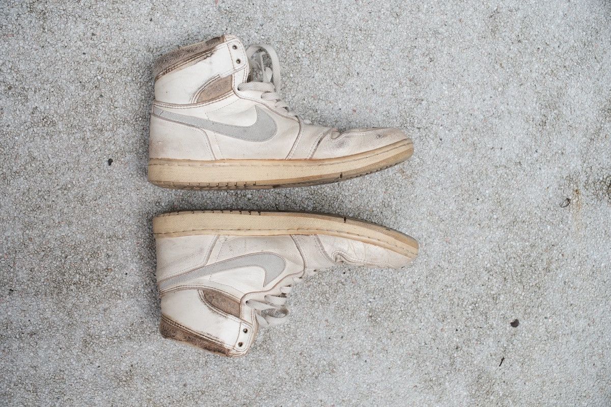 Nike OG 1985 Natural Grey Air Jordan 1 size US9.5 Size US 9.5 / EU 42-43 - 5 Thumbnail