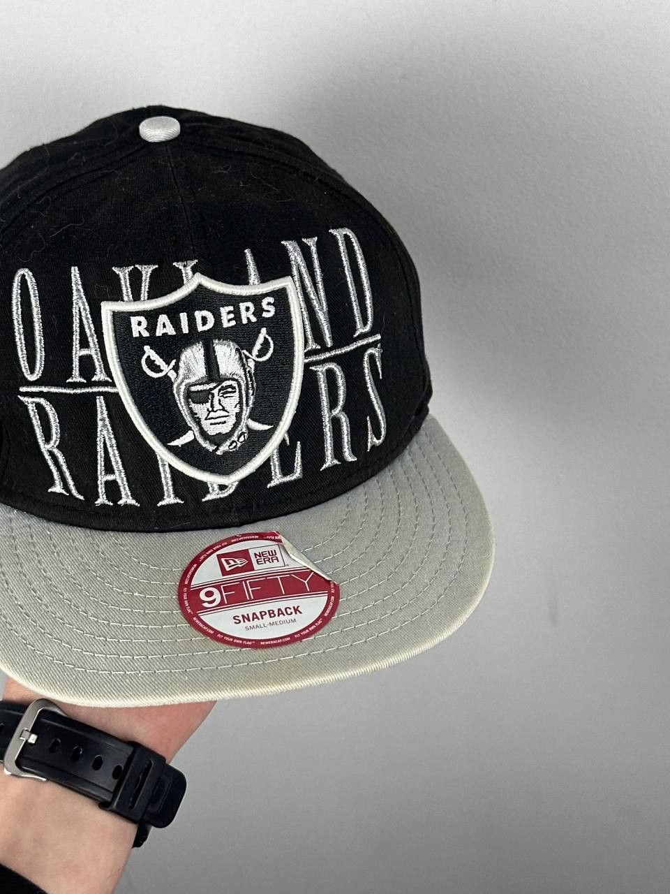 New Era Vintage New Era Oakland Raiders Snapback Hat Size ONE SIZE - 2 Thumbnail