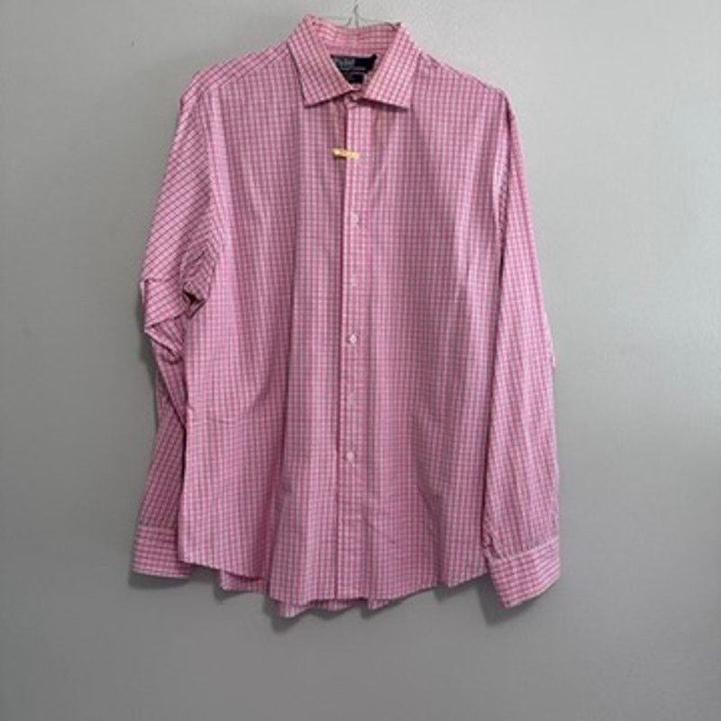 Polo Ralph Lauren Polo Ralph Lauren pink plaid Regent button down size XL Size US XL / EU 56 / 4 - 2 Thumbnail