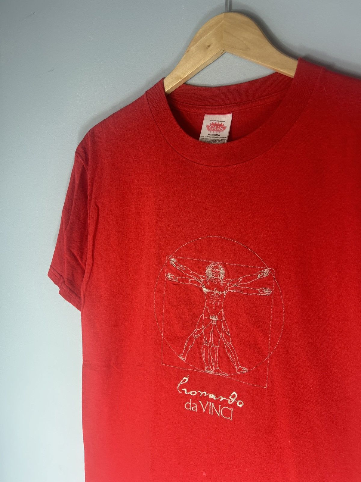 Vintage Vintage Leonardo Da Vinci Tee Size US M / EU 48-50 / 2 - 1 Thumbnail