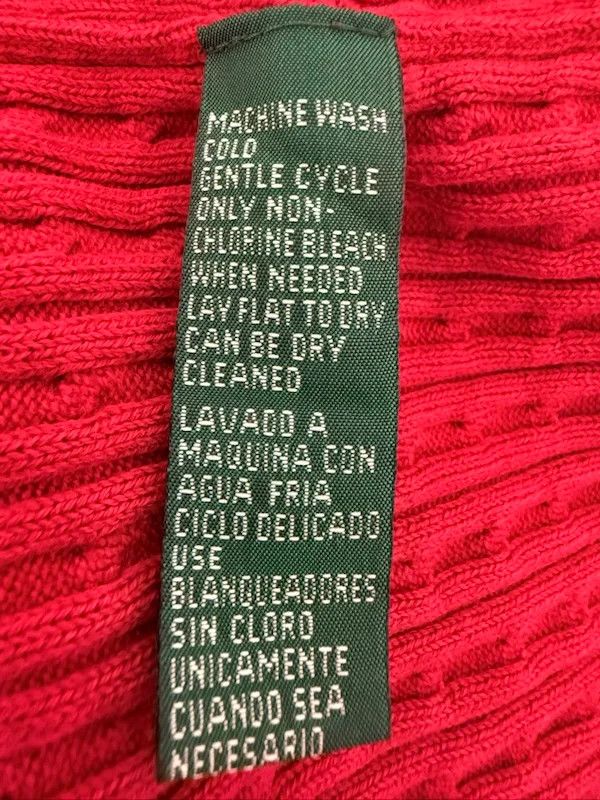 Lauren Ralph Lauren Cardigan Ralph Lauren Rosso Donna L Size L / US 10 / IT 46 - 10 Thumbnail