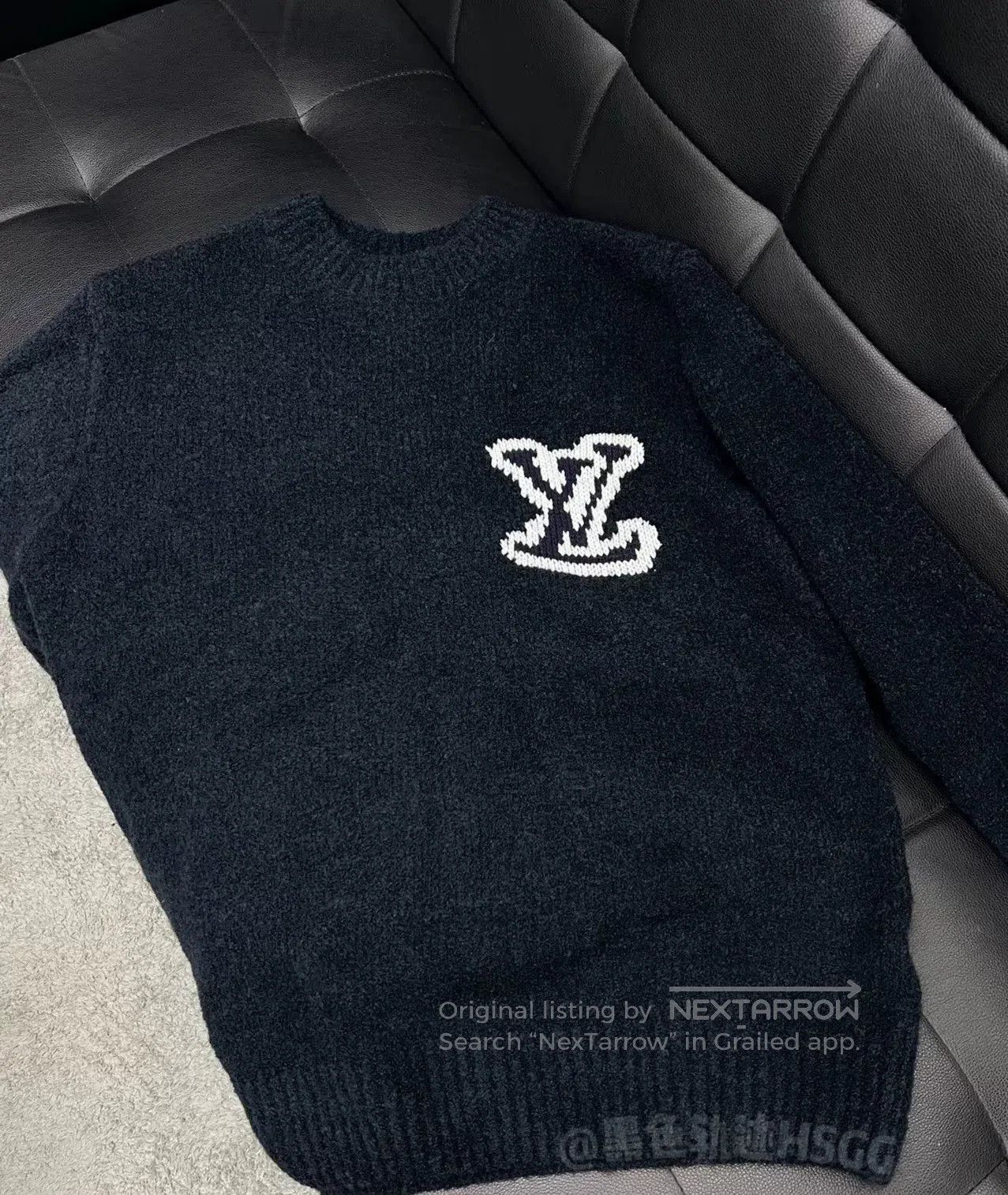Louis Vuitton Louis Vuitton Logo Teddy Sweater M. Size US M / EU 48-50 / 2 - 3 Thumbnail