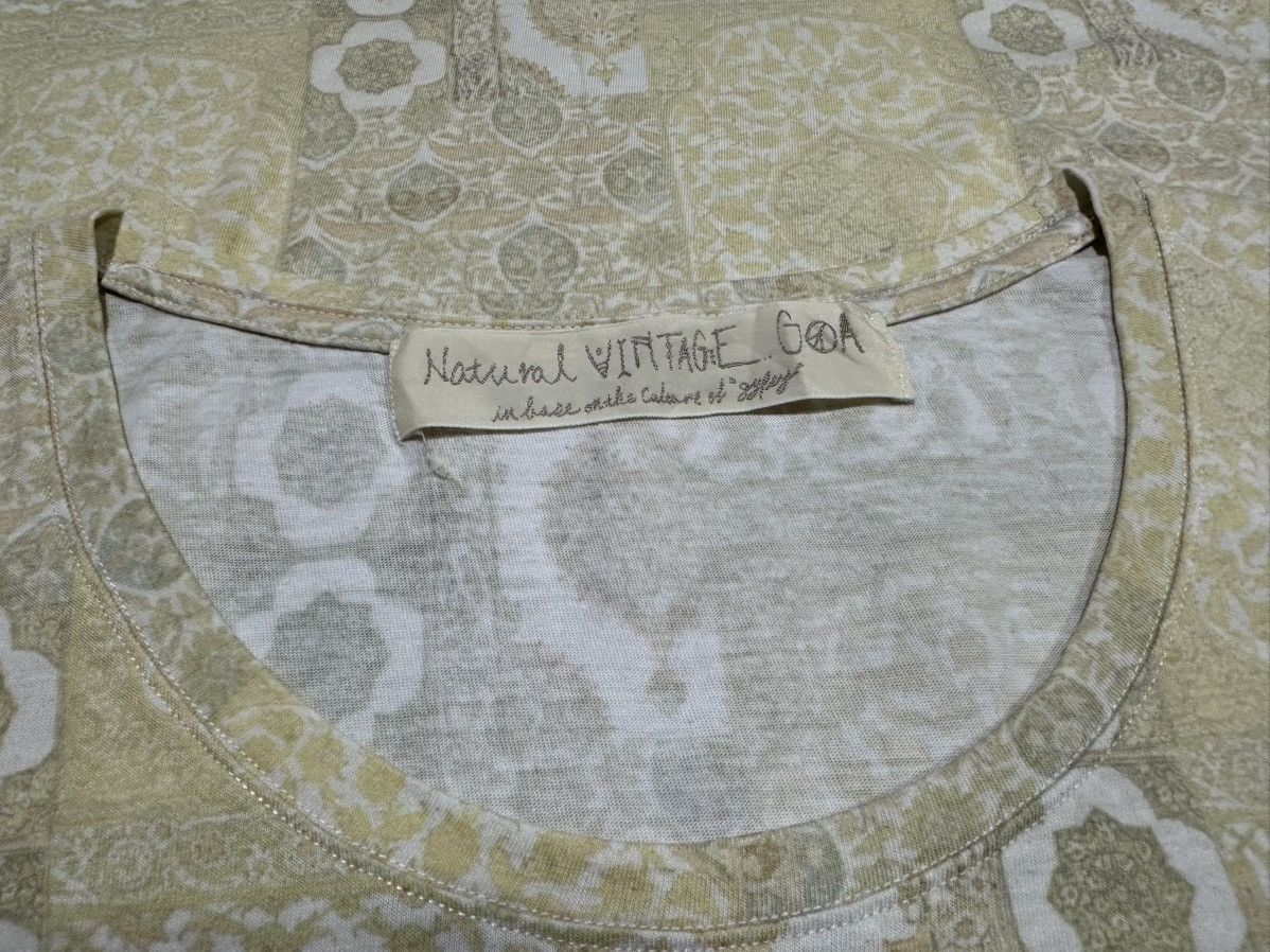 トップス natural vintage goa archive y2k Y2K Archived Natural Vintage GOA Shirt Botanical Goth Punk