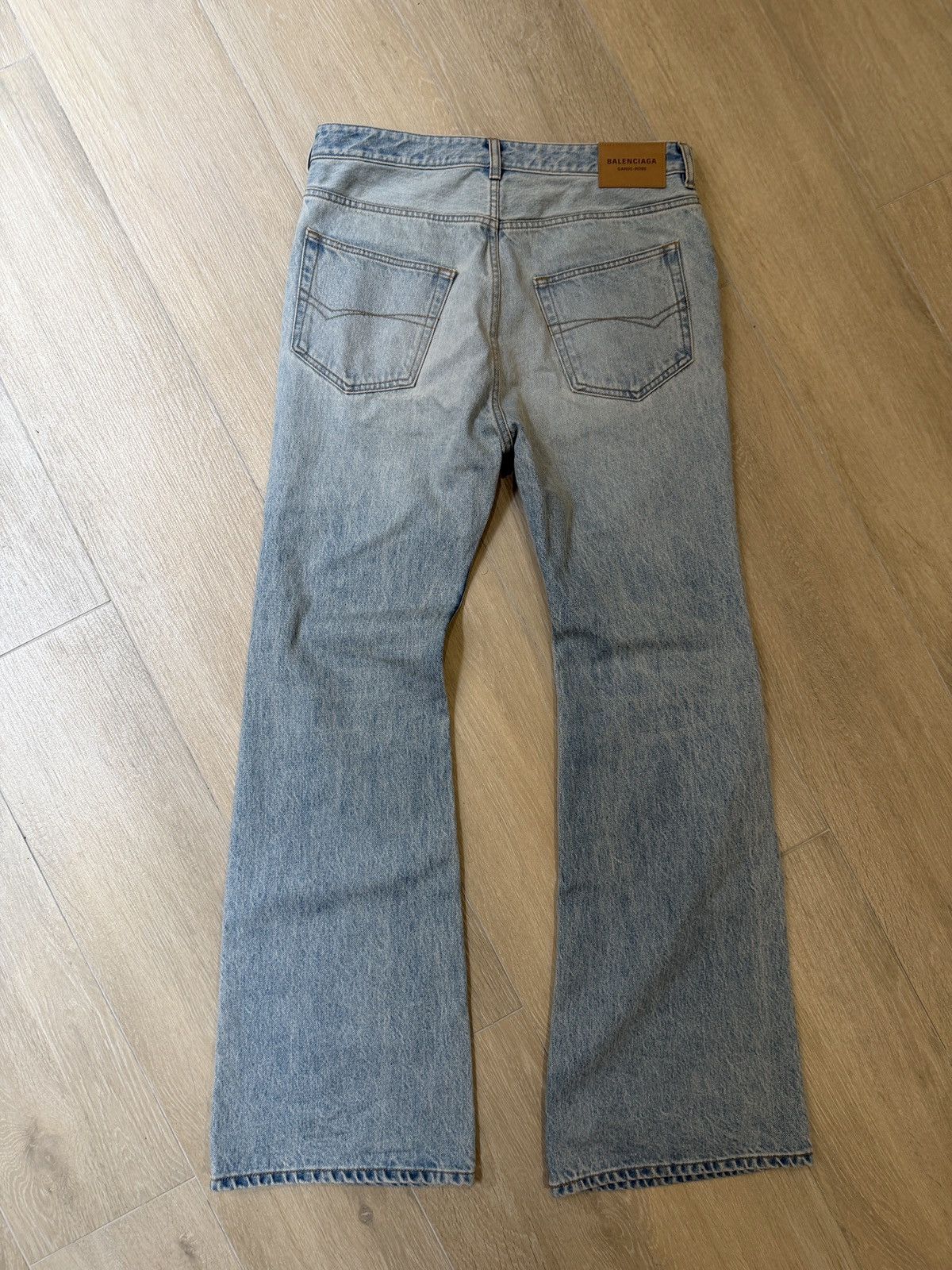 Balenciaga BB GARDE-ROBE FLARED DENIM Size US 32 / EU 48 - 1 Thumbnail