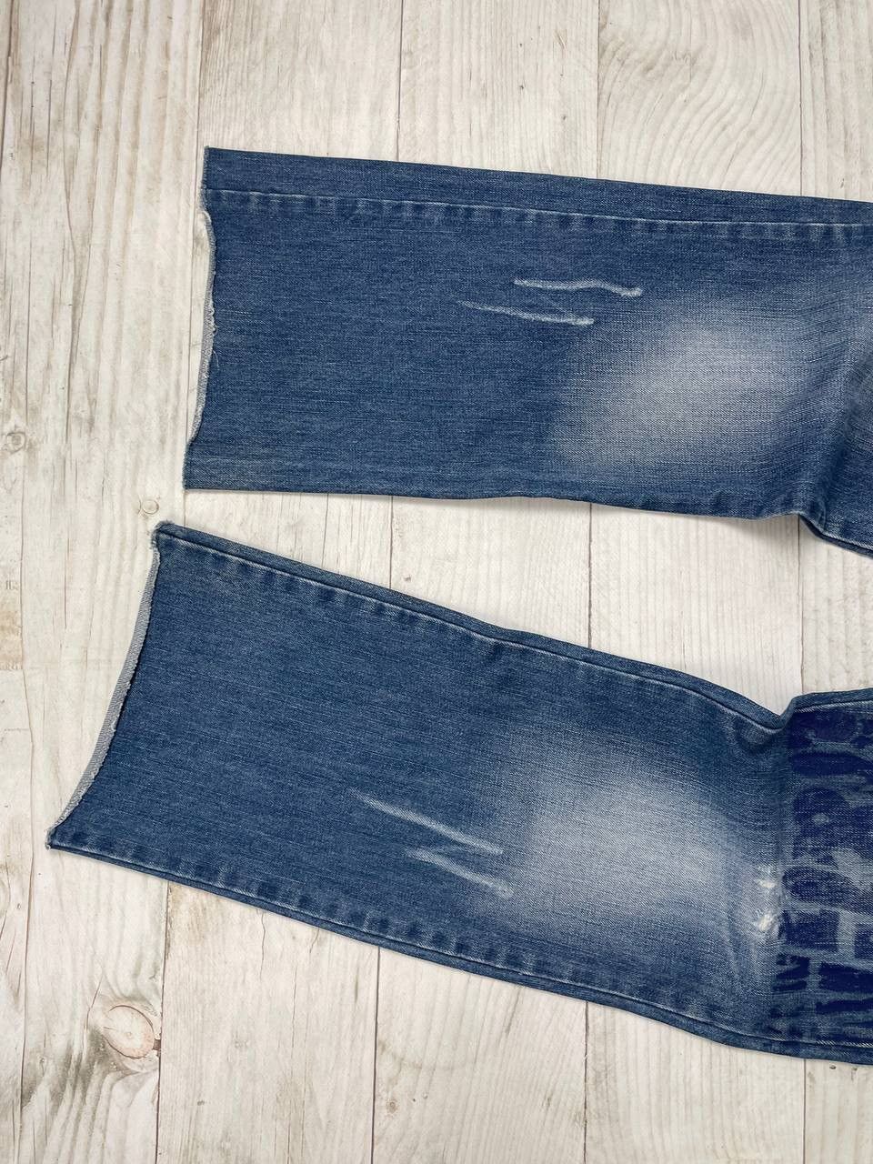 Dolce & Gabbana Vintage Dolce & Gabbana DG Denim Jeans Baggy Distressed Y2K Size US 33 - 4 Thumbnail