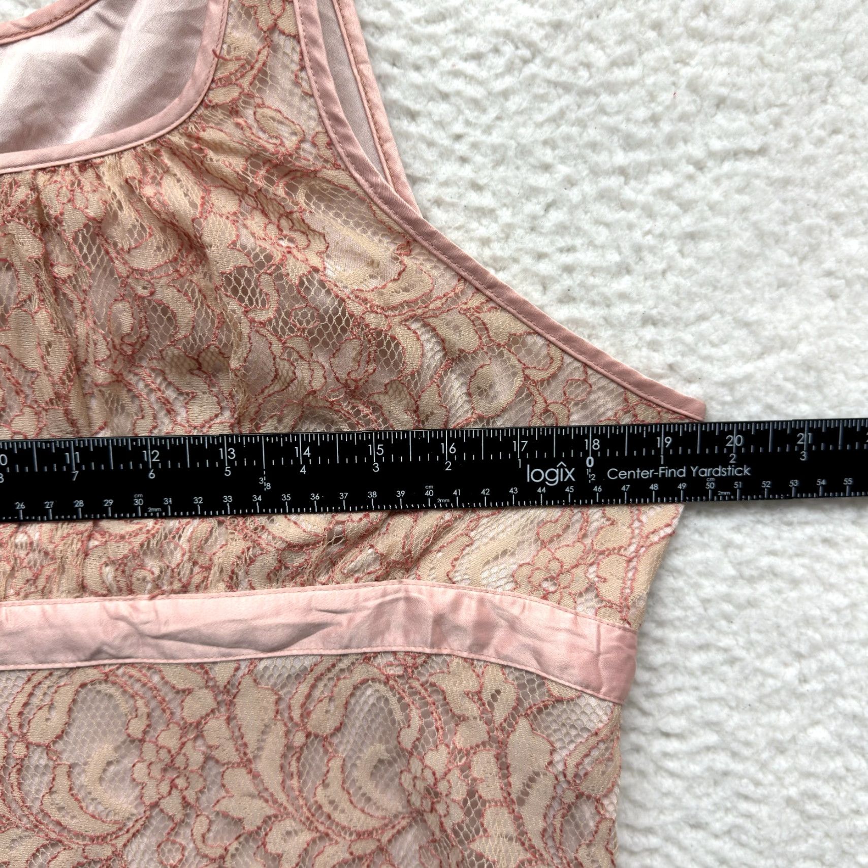 Merona VINTAGE Y2K Top XL Pink Lace Milkmaid Peasant Coquette Boho Fairy Grunge Shirt Mens Size XL / US 12-14 / IT 48-50 - 5 Thumbnail