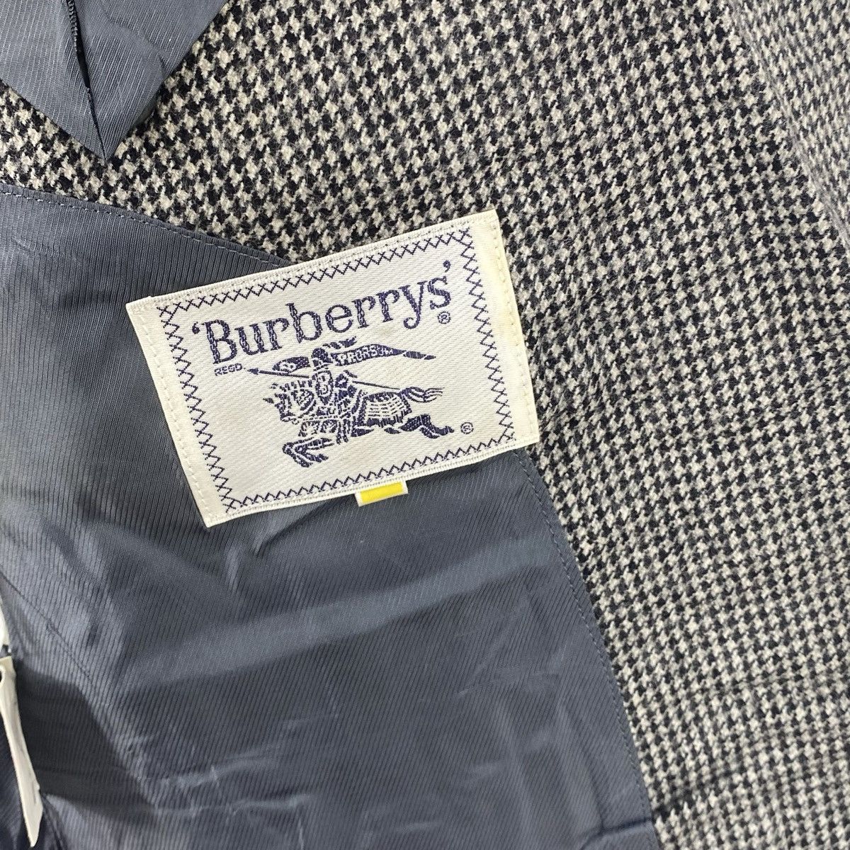 Burberry Vintage BURBERRYS HOUNDSTOOTH DOUBLE Breasted Tailored Size S / US 4 / IT 40 - 10 Thumbnail
