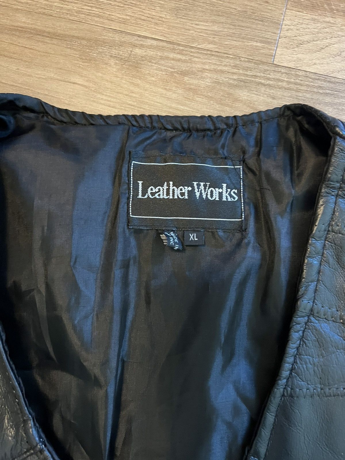 Genuine Leather 100% Leather vintage vest Size US L / EU 52-54 / 3 - 3 Thumbnail