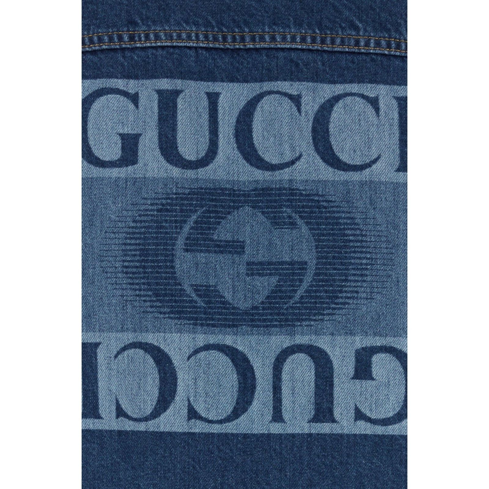 Gucci GUCCI Denim Jacket New And Authentic (Men's size:50;) Size US M / EU 48-50 / 2 - 3 Thumbnail