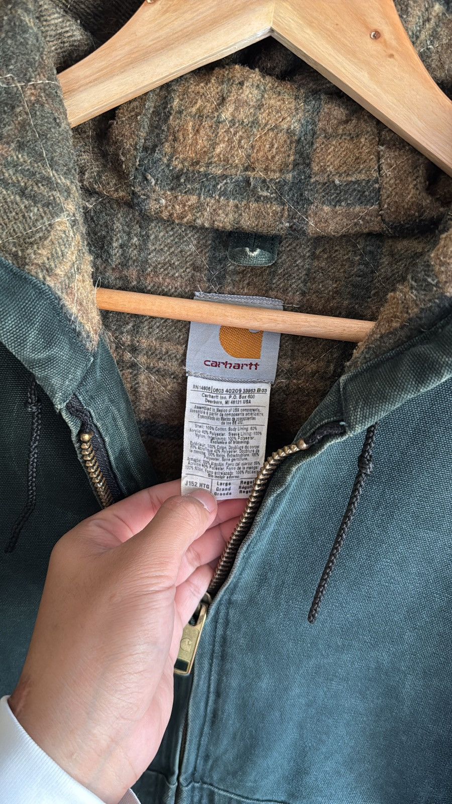 Carhartt × Vintage J152 HTG - 2003’s Vintage Carhartt Active Jacket Size US L / EU 52-54 / 3 - 7 Thumbnail