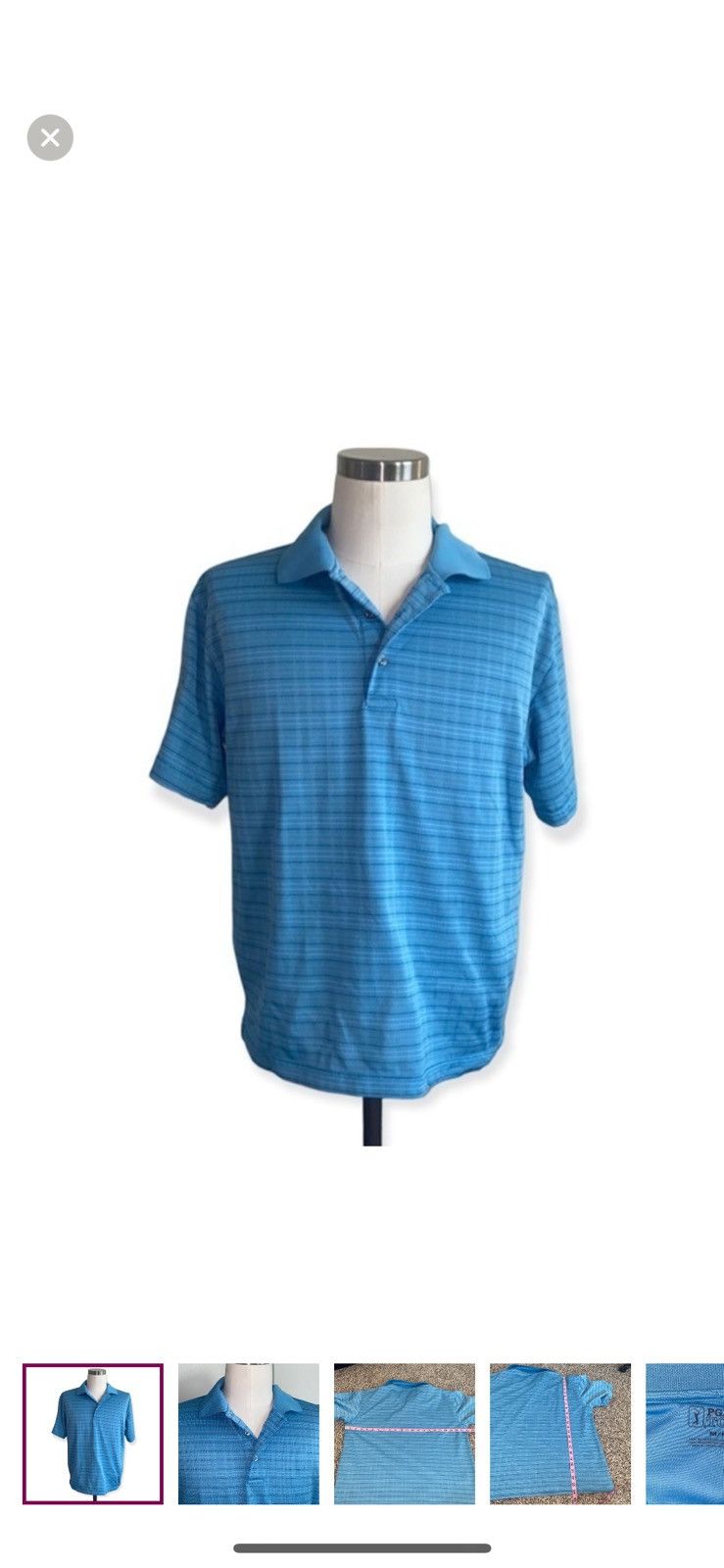 PGA Tour PGA tour medium blue polo shirt Size US M / EU 48-50 / 2 - 1 Thumbnail