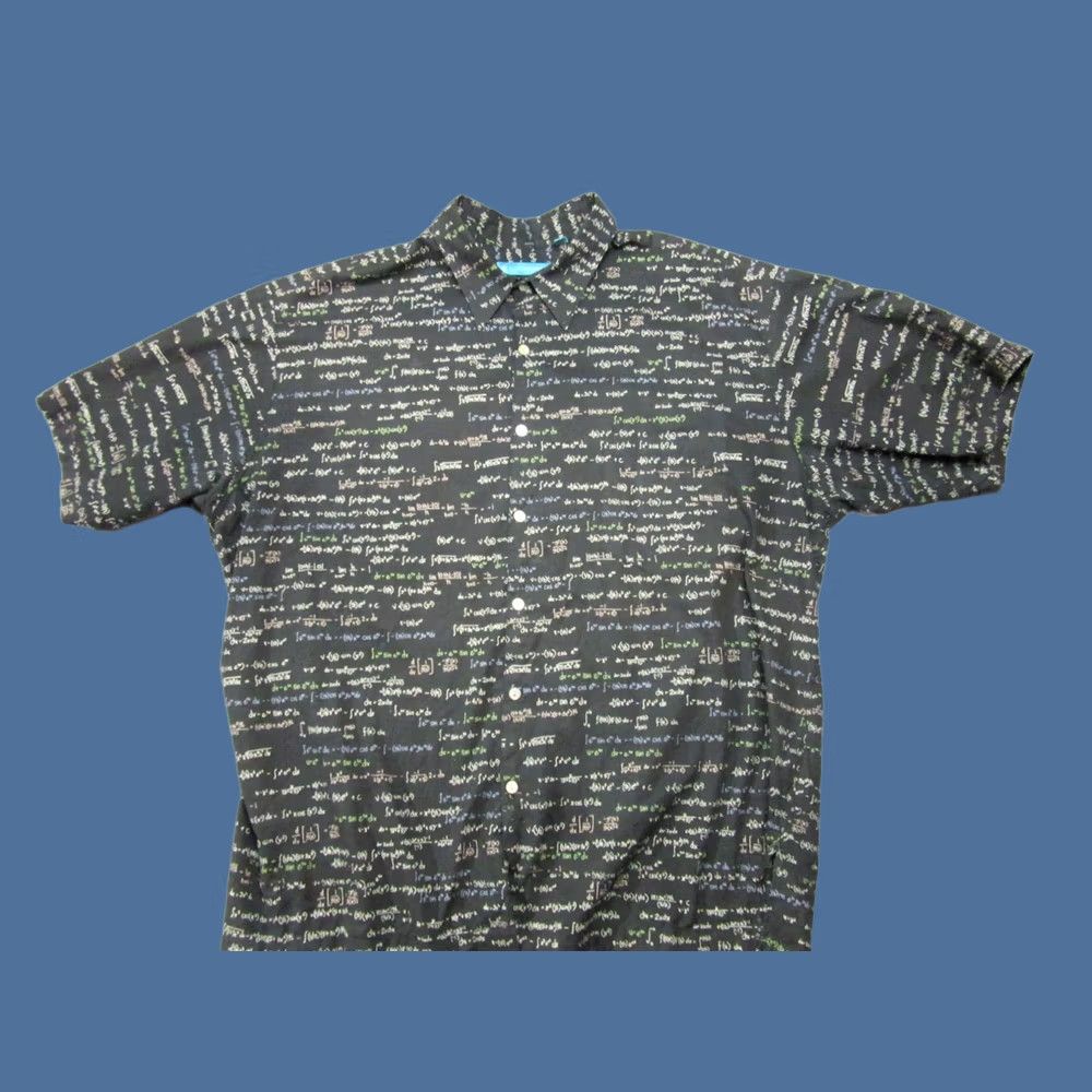 Tori Richard Tori Richard Shirt Men 2XL Black Math Science Calculus Equation Hawaii Button Up Shirt Size US XXL / EU 58 / 5 - 1 Thumbnail
