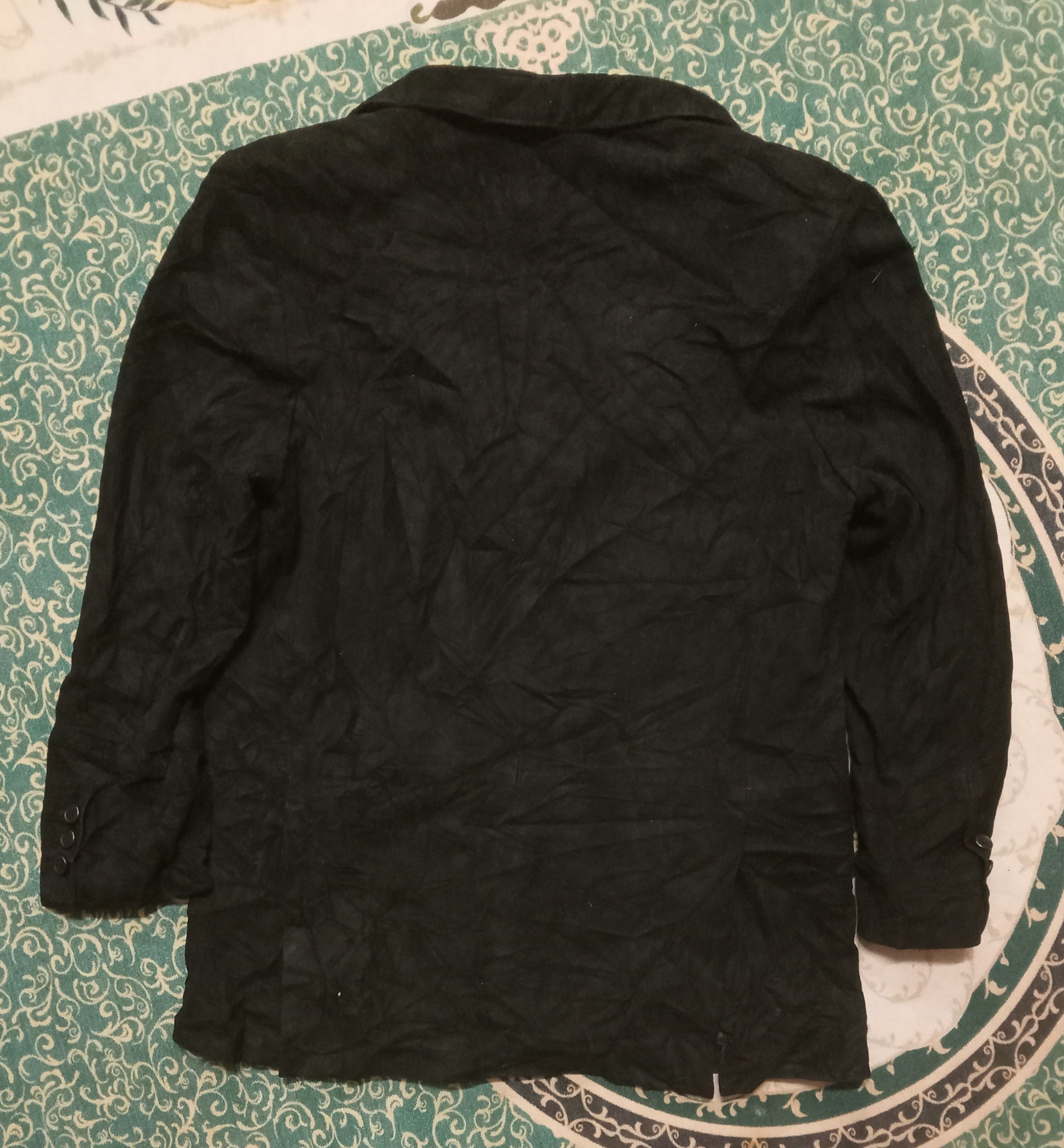 Lanvin Vintage Lanvin Collection Sheep Leather Blazers Size 46S - 2 Thumbnail