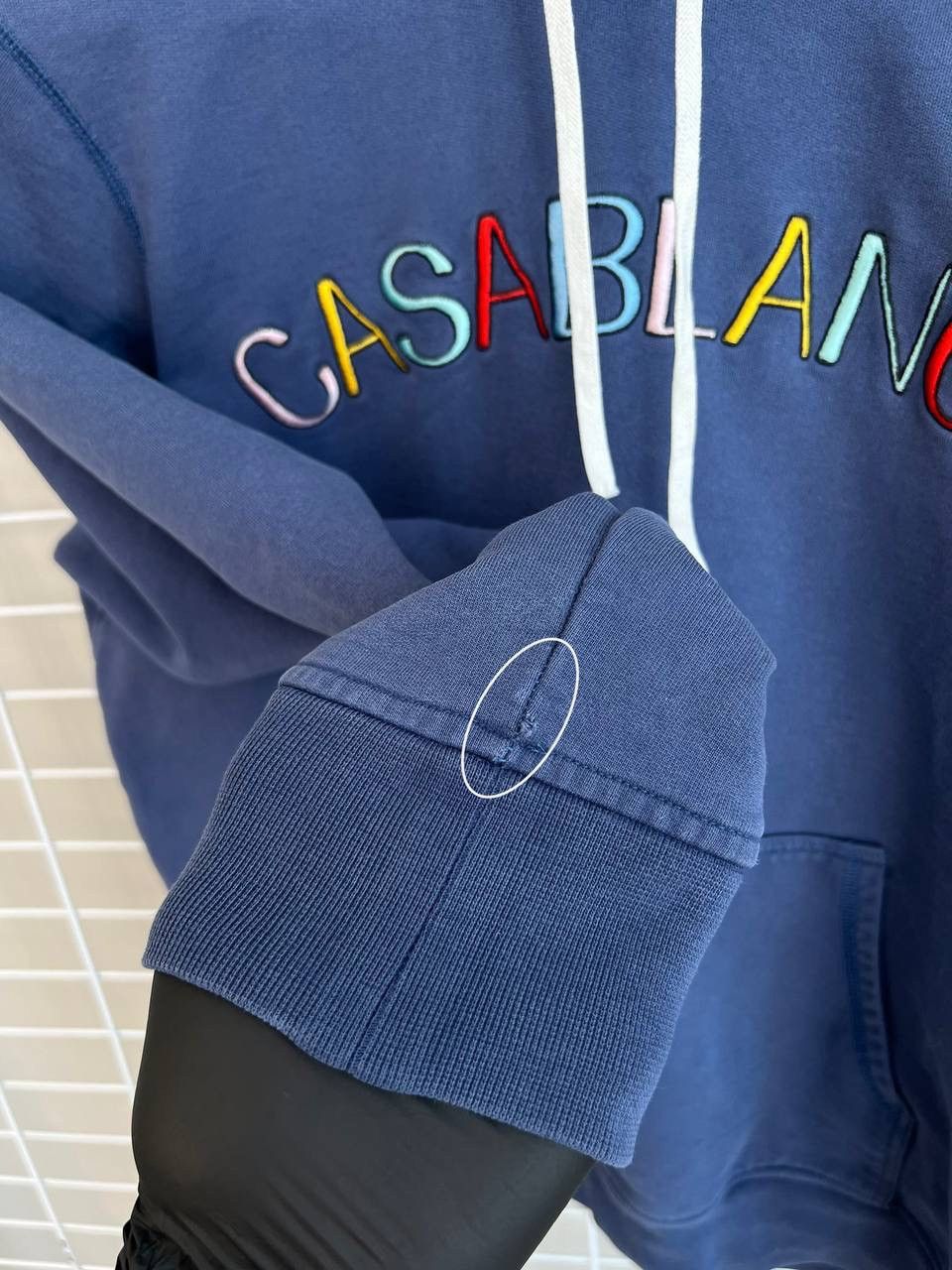 Casablanca Casablanca Casa Arch Logo Hoody Mens Size M Blue Hoodie Size US M / EU 48-50 / 2 - 16 Thumbnail