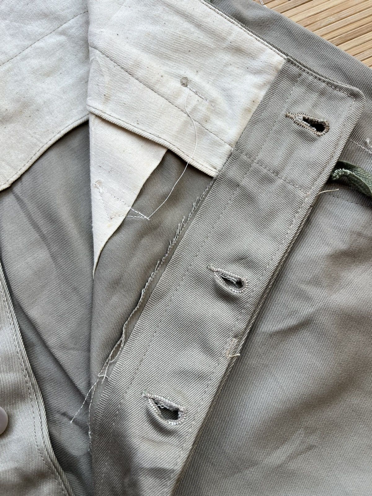 Vintage Vtg 60s Japanese work pants inspired IJA 40s riding pants Size US 35 - 5 Thumbnail