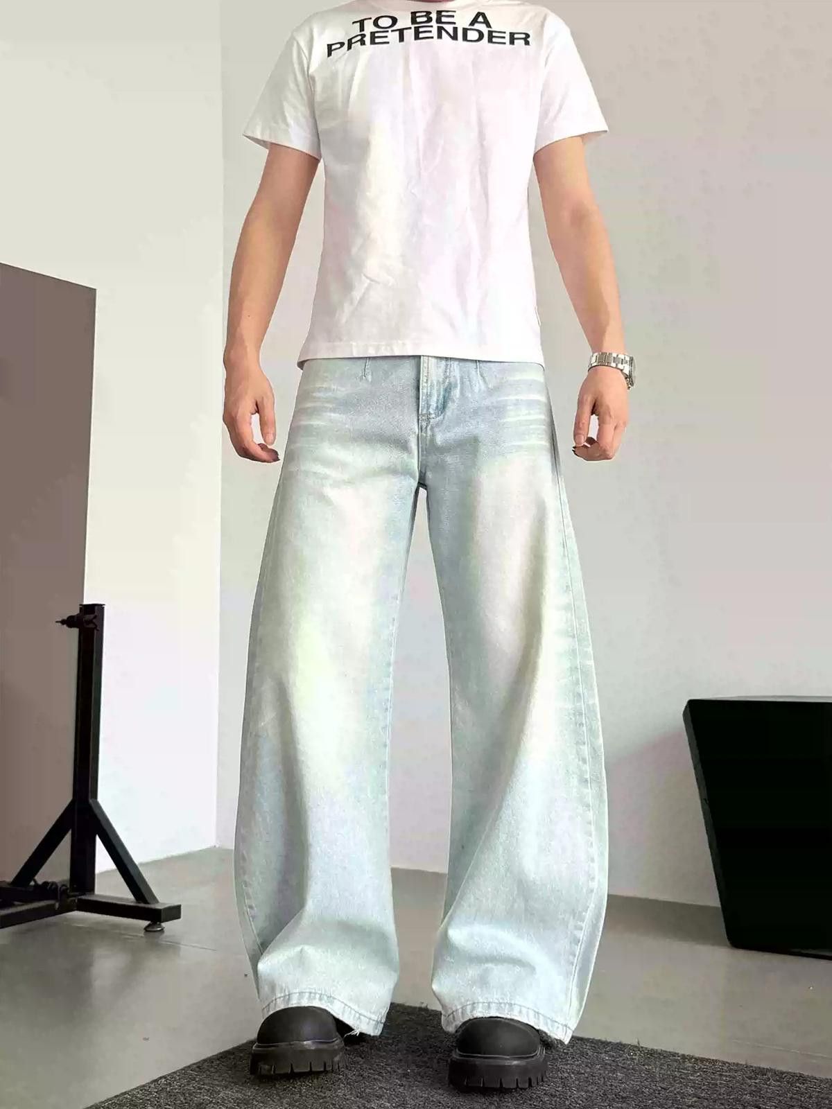 Vintage Light Wash Wide Leg Jeans Size US 30 / EU 46 - 1 Thumbnail