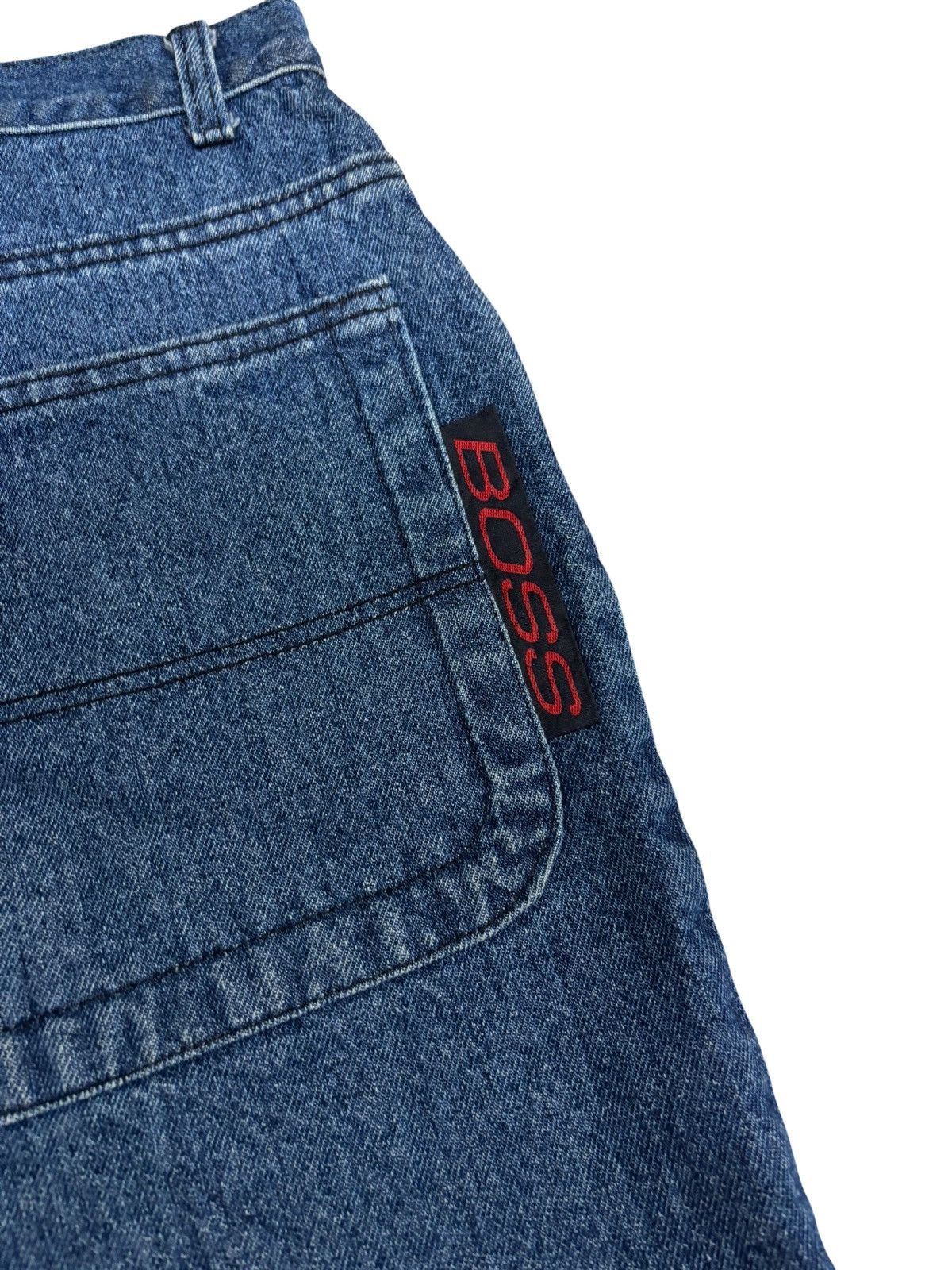 JNCO Vintage Baggy Shorts Men 36 Blue Boss Denim Jorts Wide Leg Size US 36 / EU 52 - 10 Thumbnail