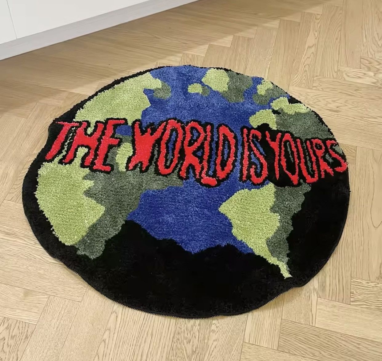 Japanese Brand × Vintage Anti-Slip Soft Cushion Pad Bedside Carpet Rug Size ONE SIZE - 4 Thumbnail