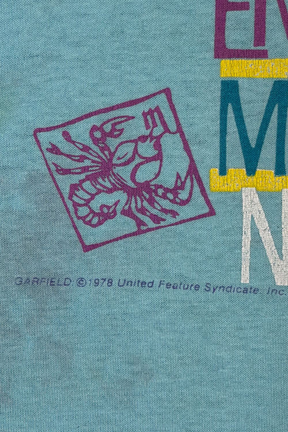Vintage 1978s Garfield “Scorpio” Zodiac Tee - Boxy Fit, Single Size US L / EU 52-54 / 3 - 7 Thumbnail