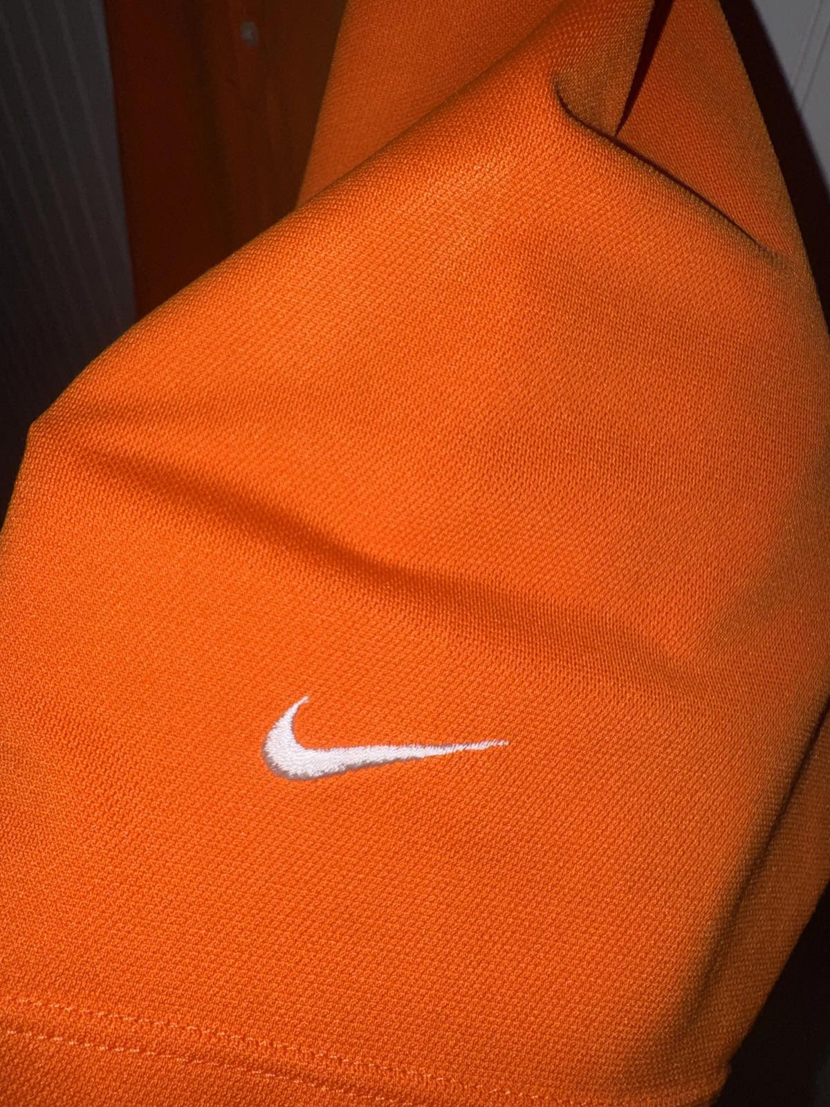 Nike Nike Orange Polo Shirt 100% Polyester Made in Thailand Size US XL / EU 56 / 4 - 2 Thumbnail