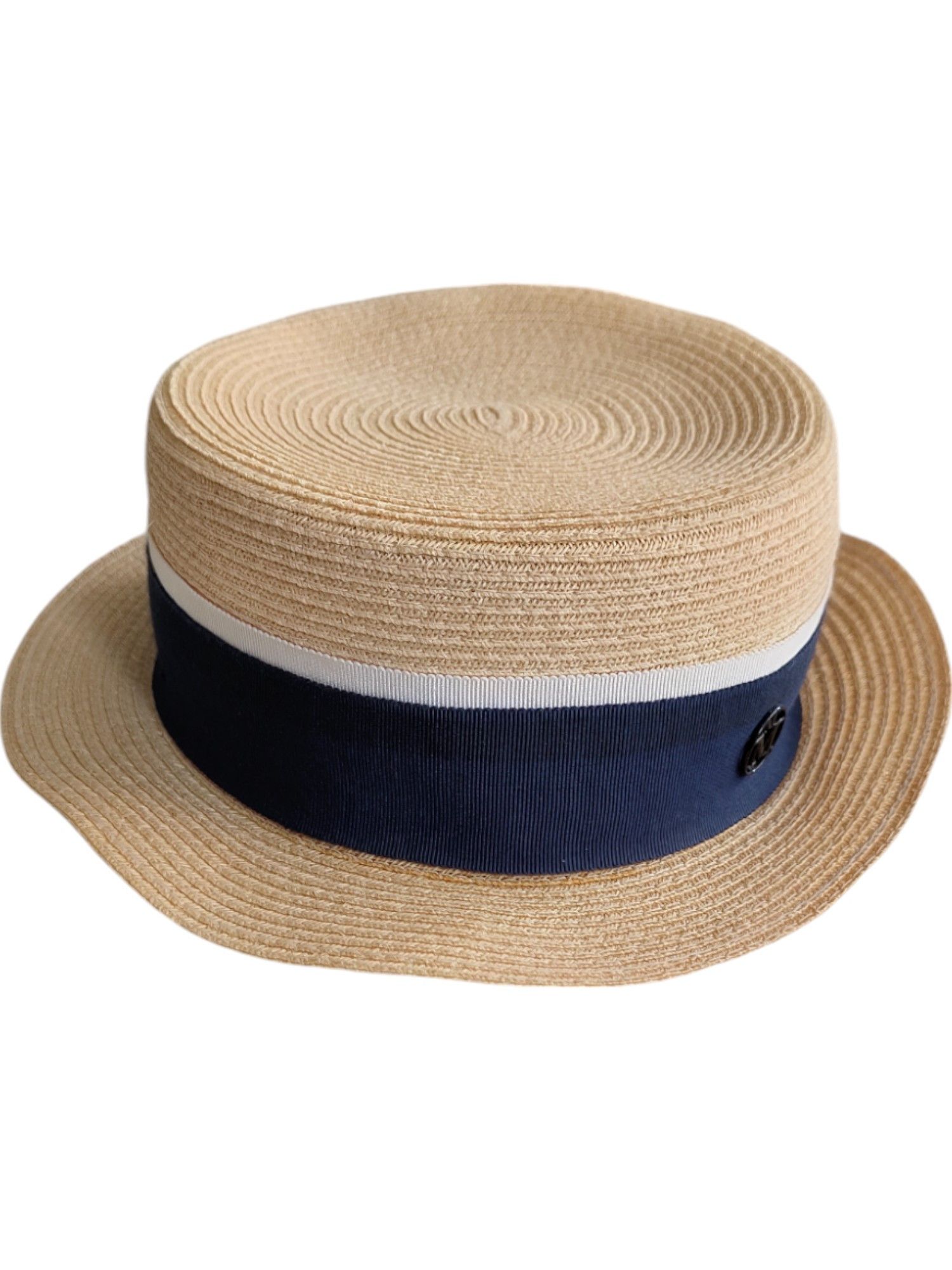 Maison Michel Straw Canotier Hat Size ONE SIZE - 5 Thumbnail