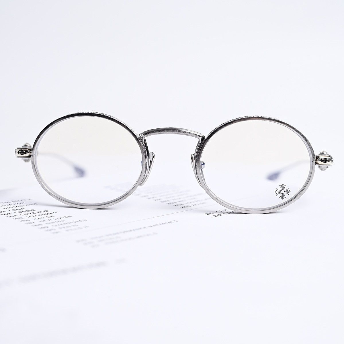 Chrome Hearts CHROME HEARTS HONEY DIPPED BRUSHED ALLOY GLASSES Size ONE SIZE - 14 Thumbnail