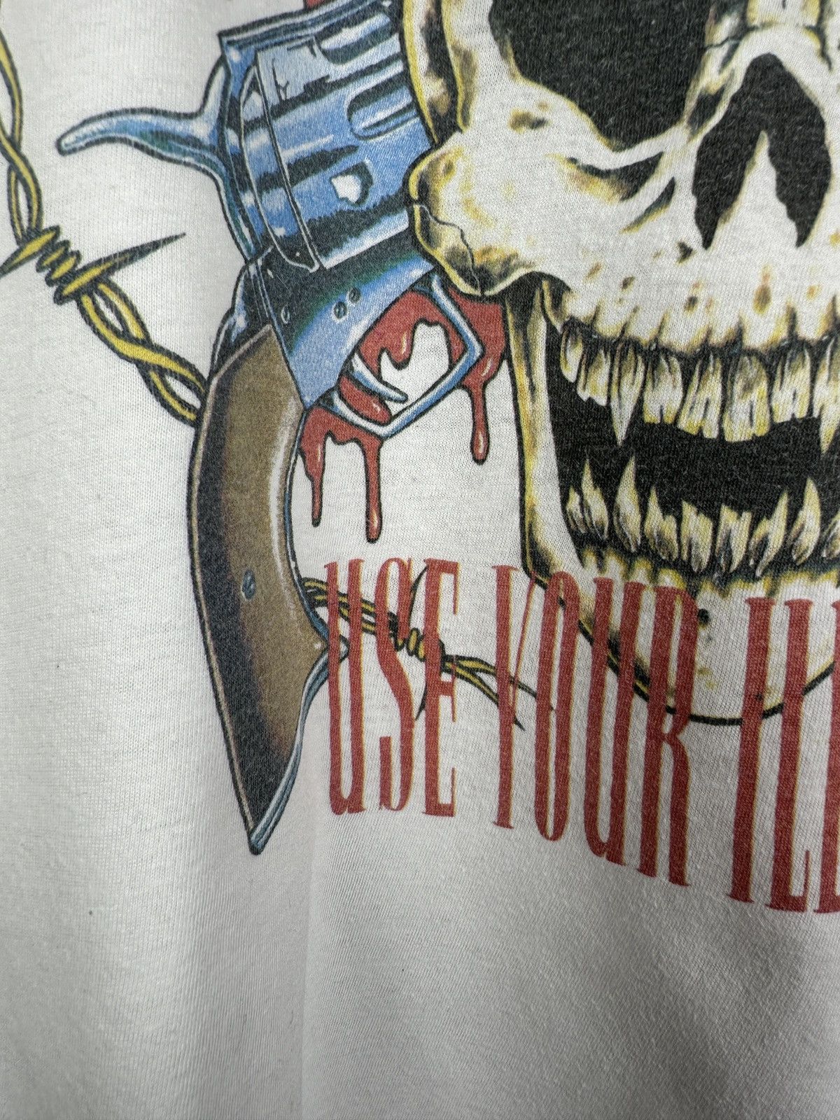 Band Tees 90s Vintage Guns & Roses Graphic Rock TShirt Single Stitch Size US L / EU 52-54 / 3 - 5 Thumbnail